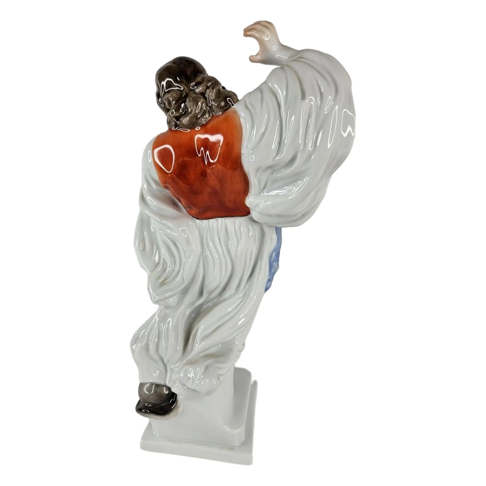 1950s Herend Dancing Man Figurine – Hand Painted Hungarian