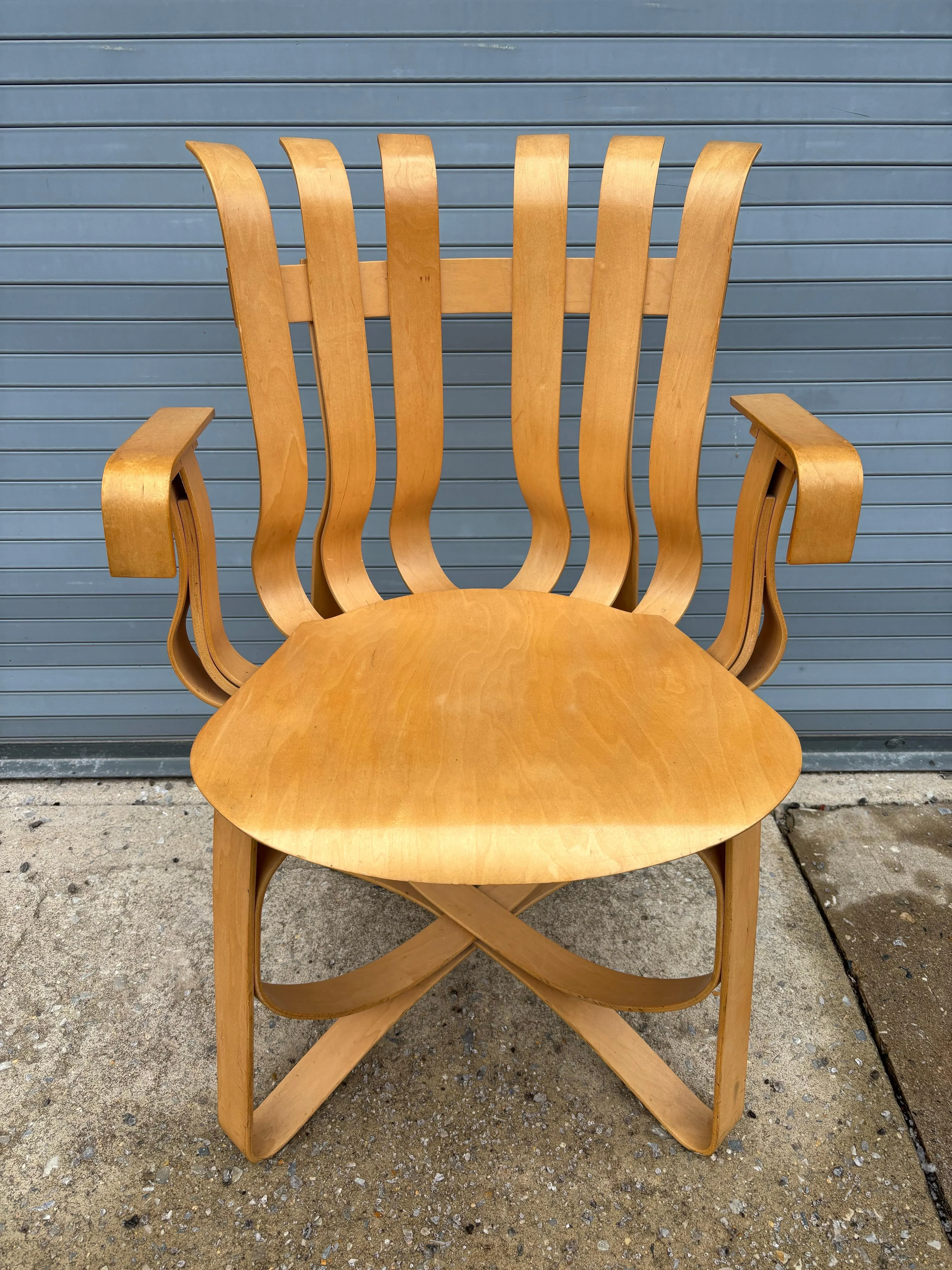 1990s Frank Gehry for Knoll “Hat Trick” Chair | Chairish