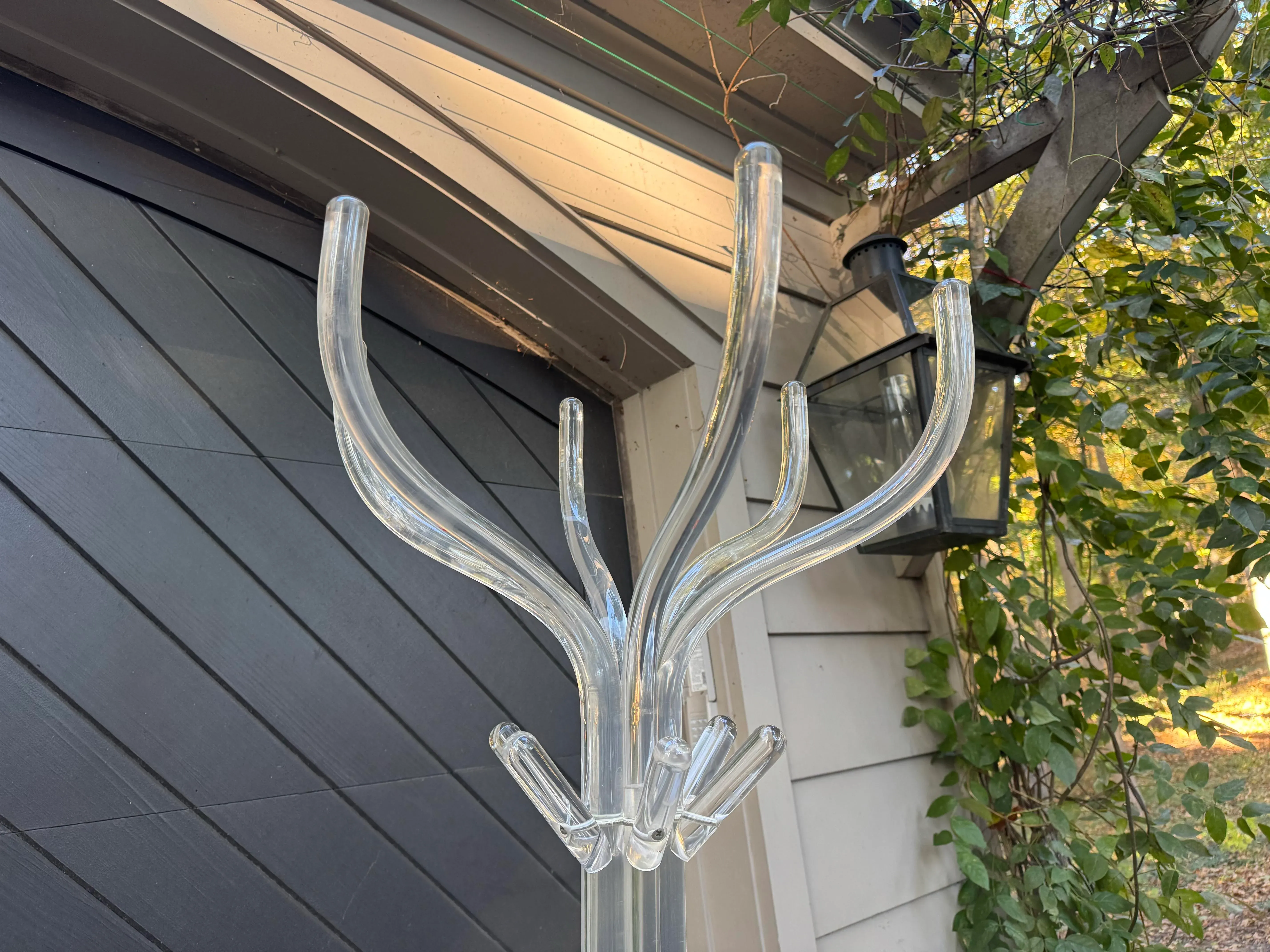 Vintage Lucite Coat Rack