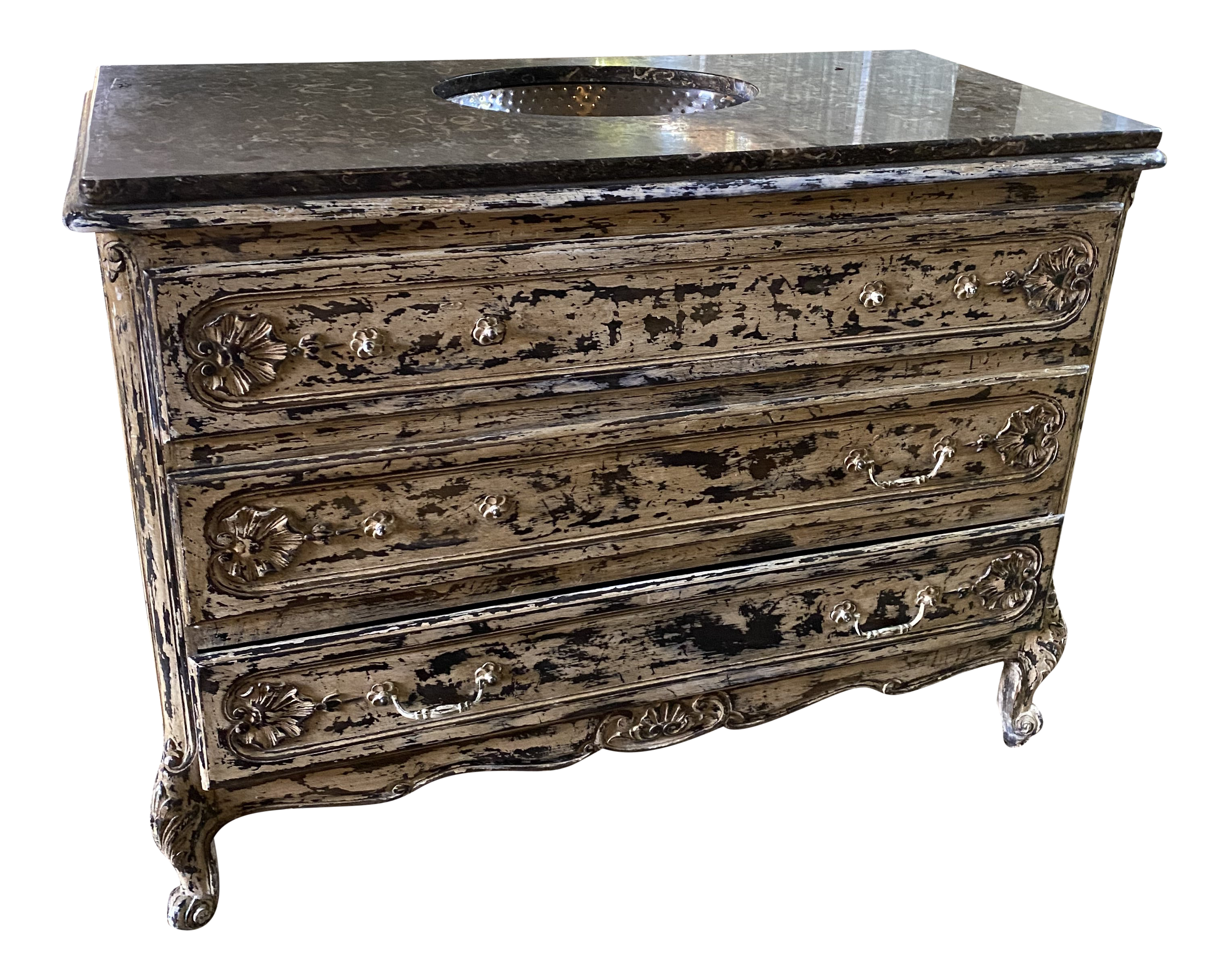 20th Century French Distressed Bathroom Vanity Chairish 20th Century French Distressed Bathroom Vanity Chairish