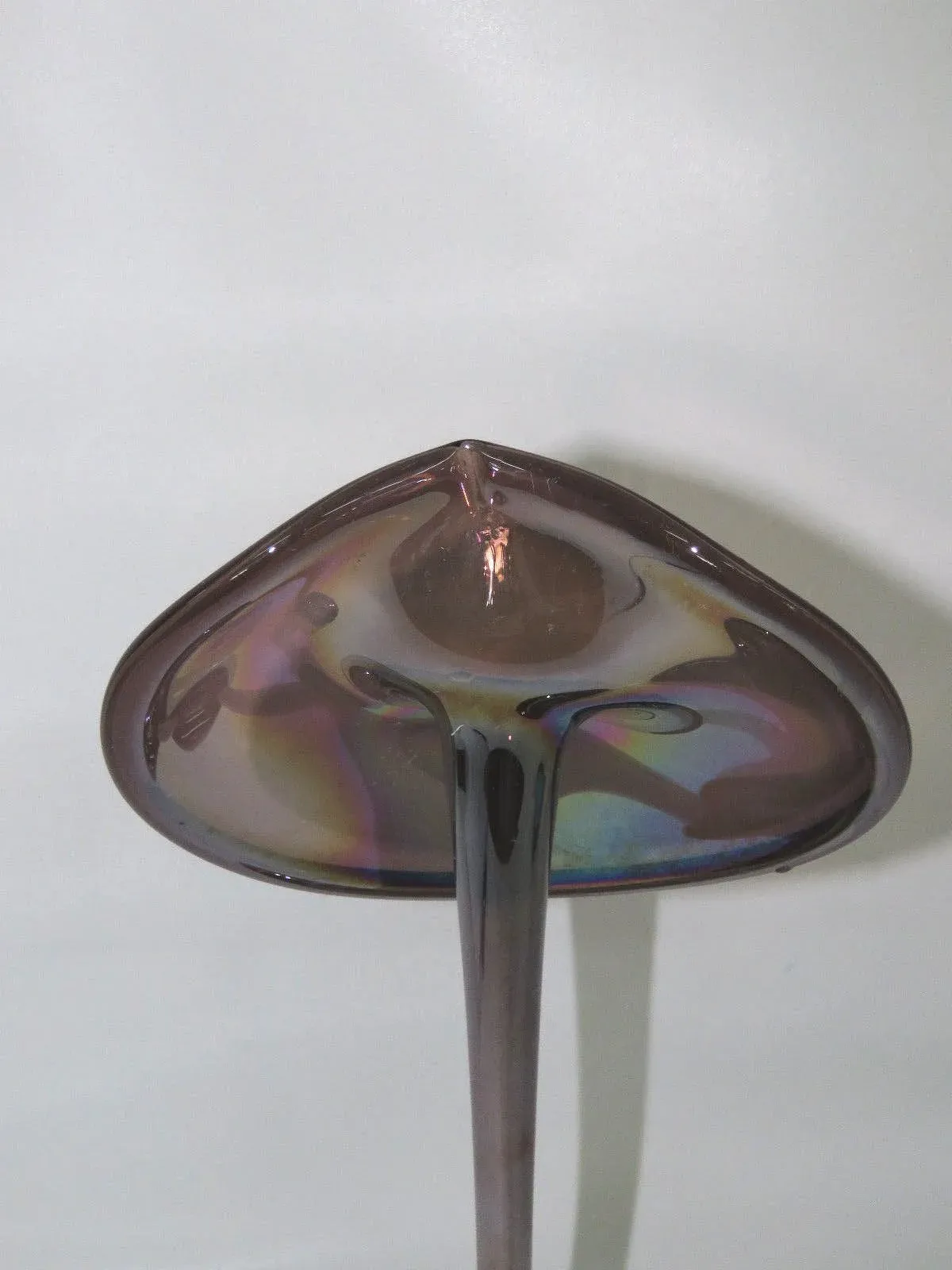 Calla Lily Purple Iridescent Art Glass Jpp85 Slim Vase