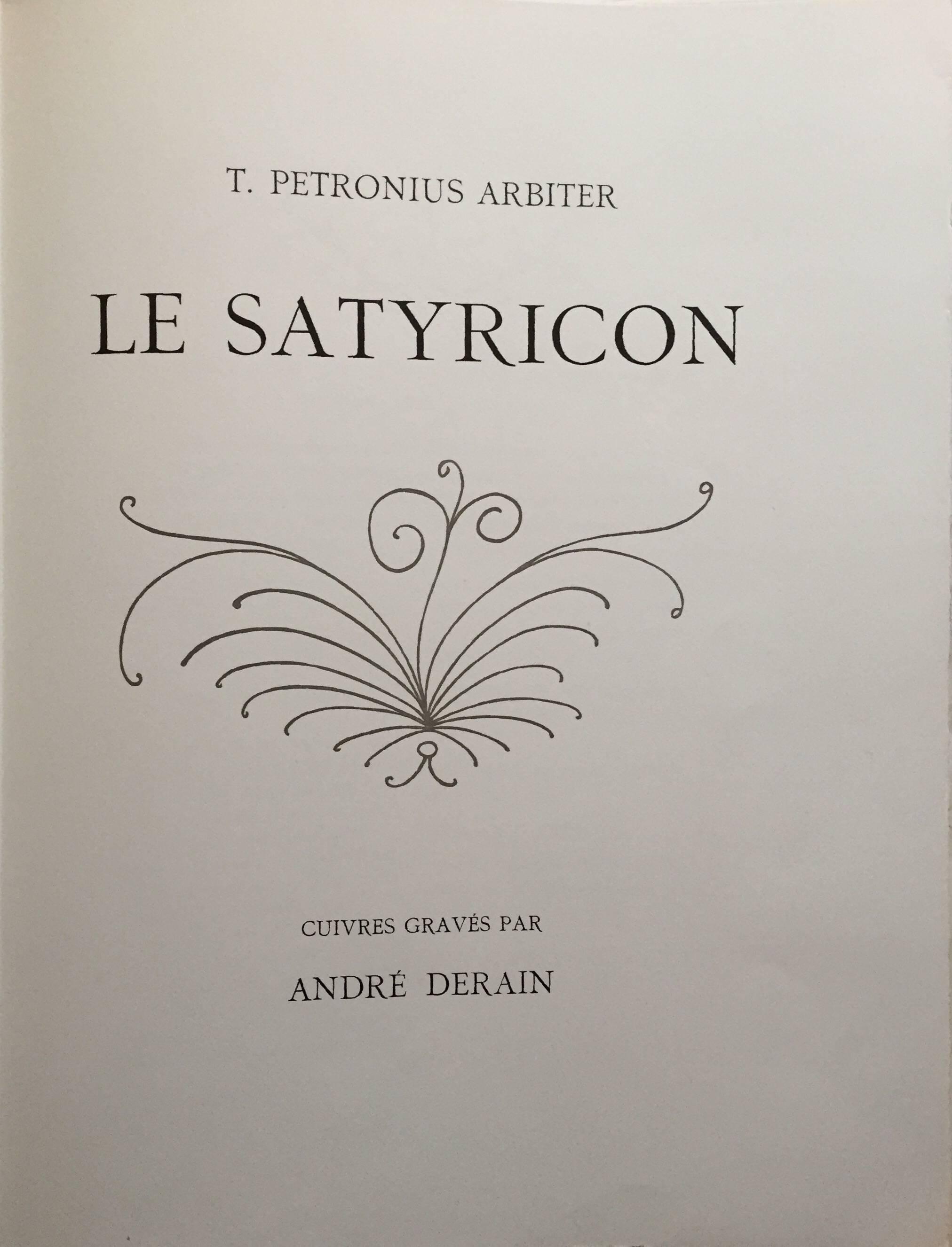 André Derain, Erotic Female Nude - Etching from Le Satyricon