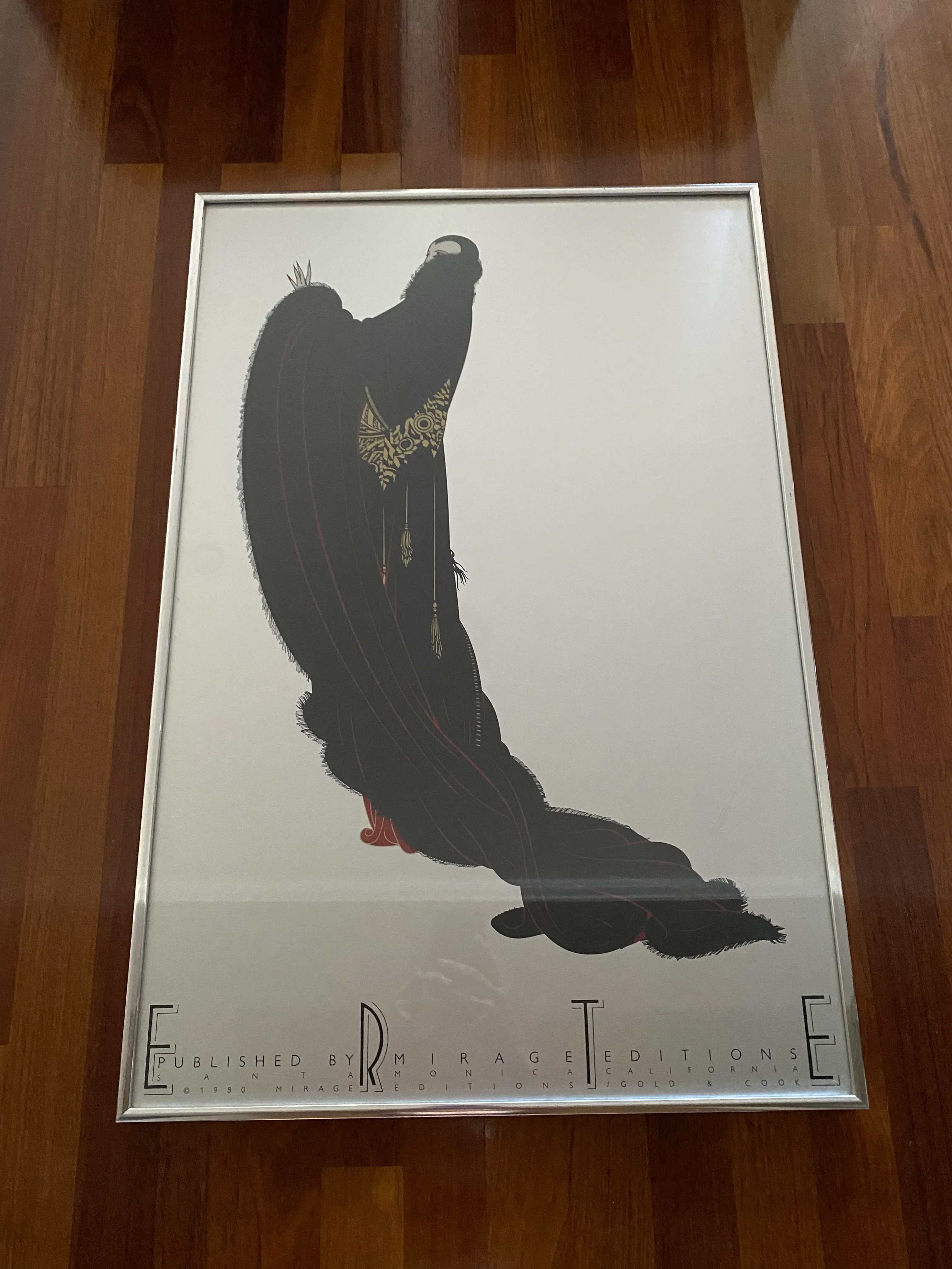 Vintage Art Deco Erte Erté Series Exhibition Poster for