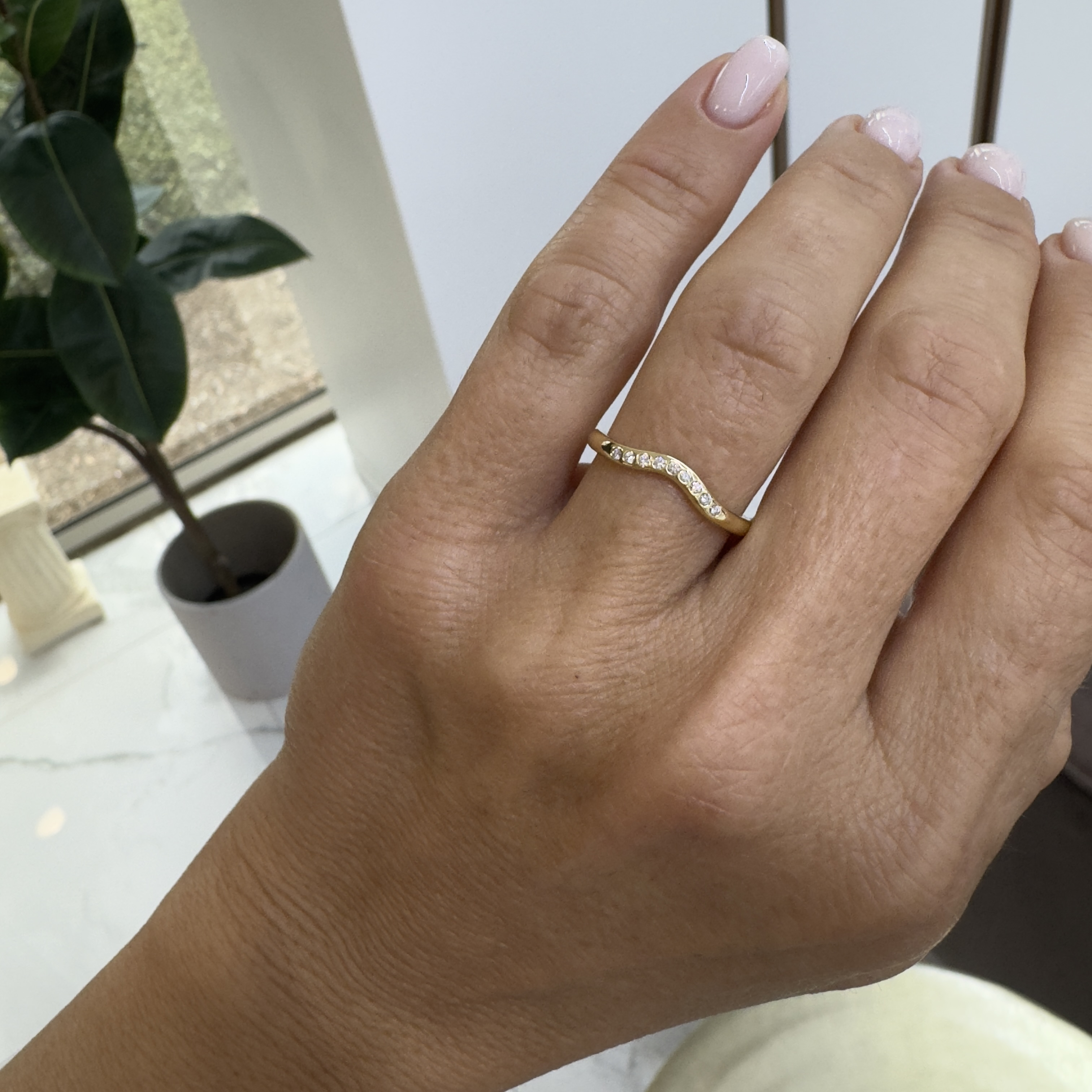 Yellow Gold Elsa Peretti Wedding Band Tiffany 18k Yellow Gold Elsa