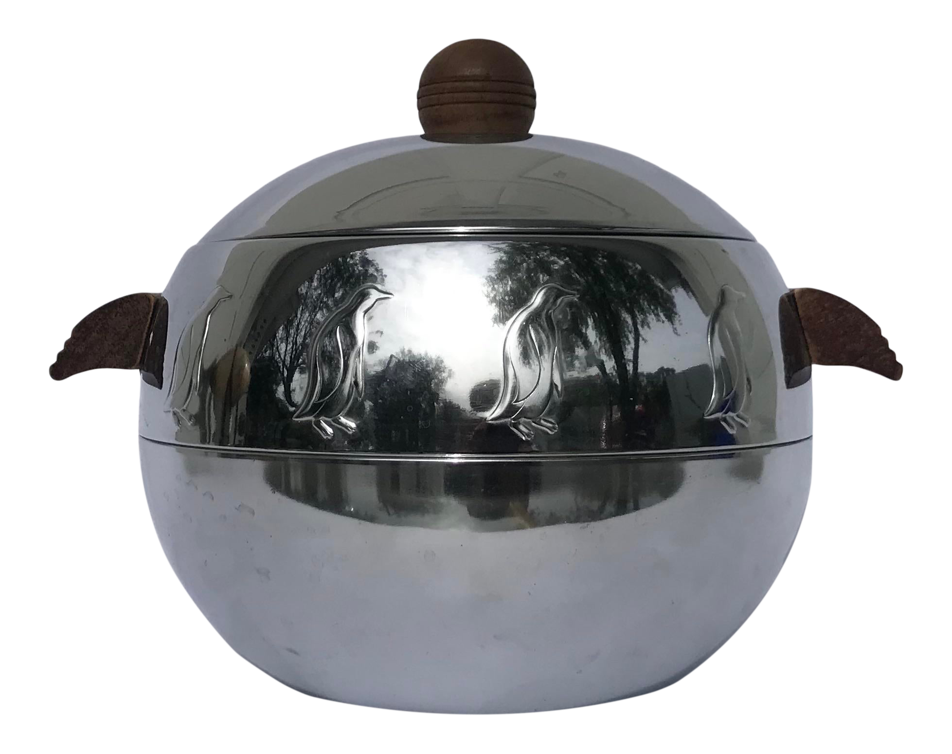 copper penguin ice bucket