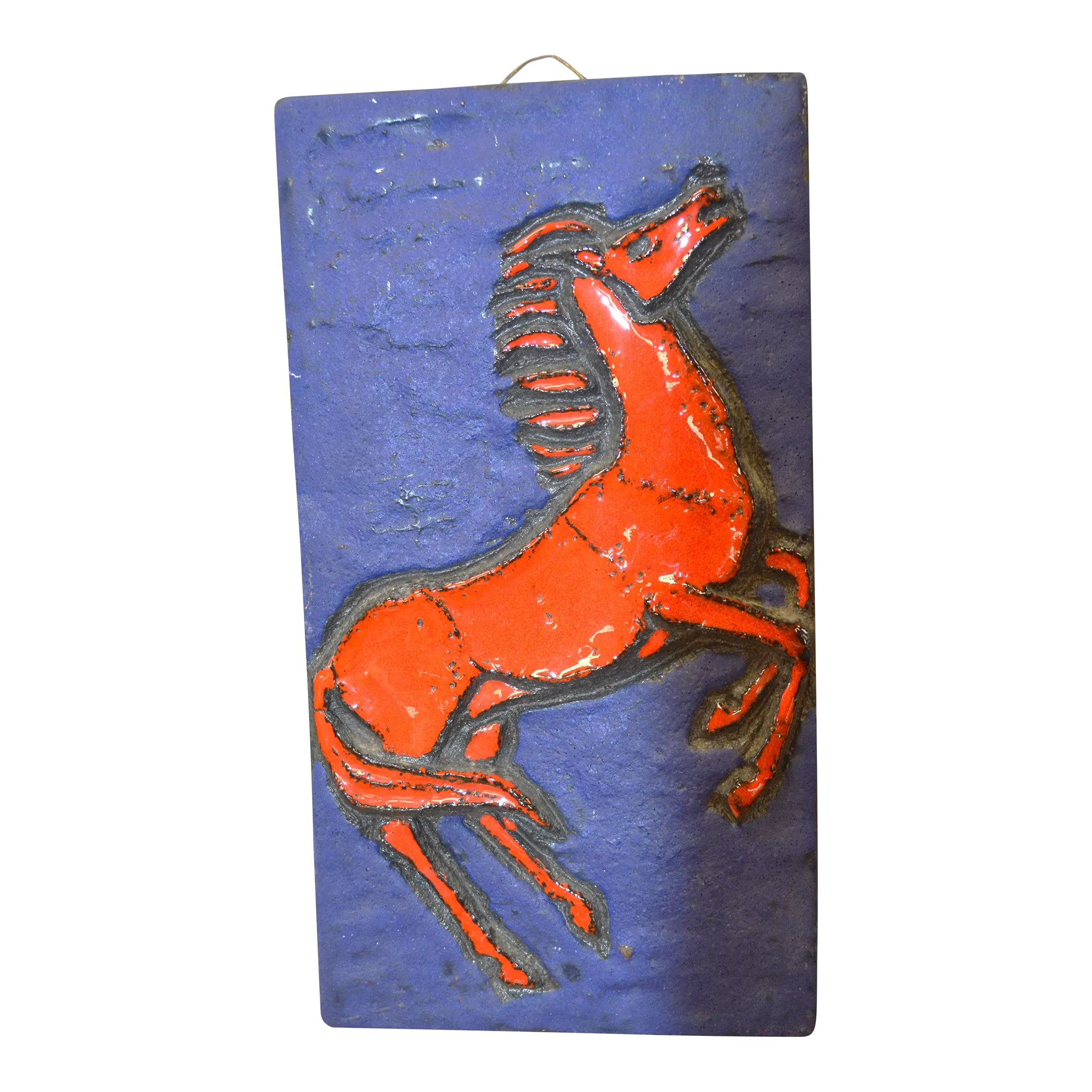 工芸品 Vintage Ruscha Fat Lava Wall Plate vintage-ruscha-keramik-fat-