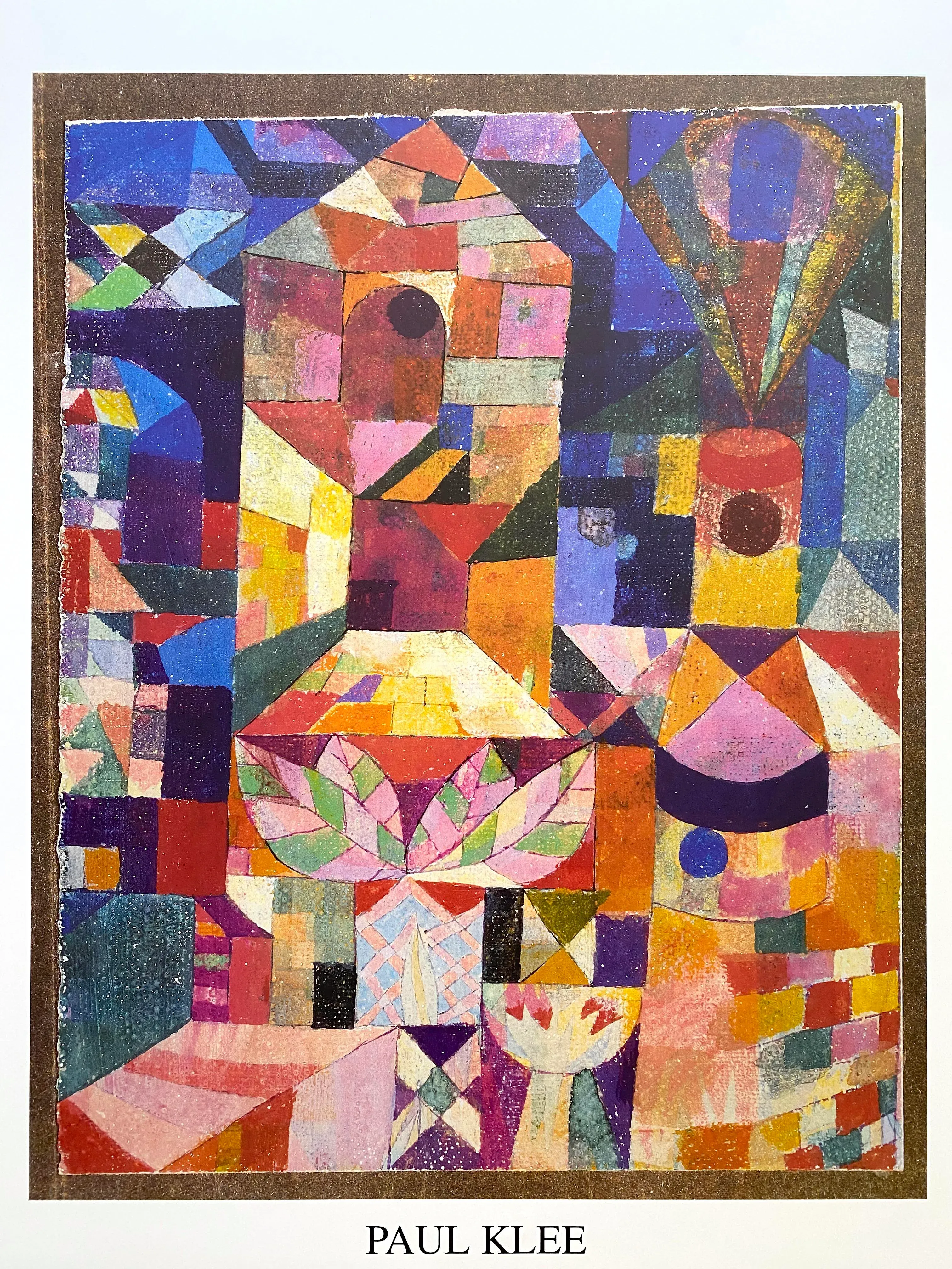 アート・デザイン・音楽 Paul Klee Paul Klee Vintage 1992 Abstract Lithograph Print Modernist
