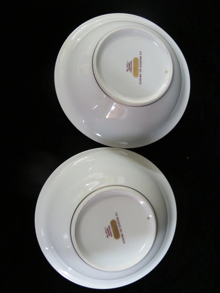 Limoges France Cartier La Maison Du Prince Fruit Porcelain 6.25 