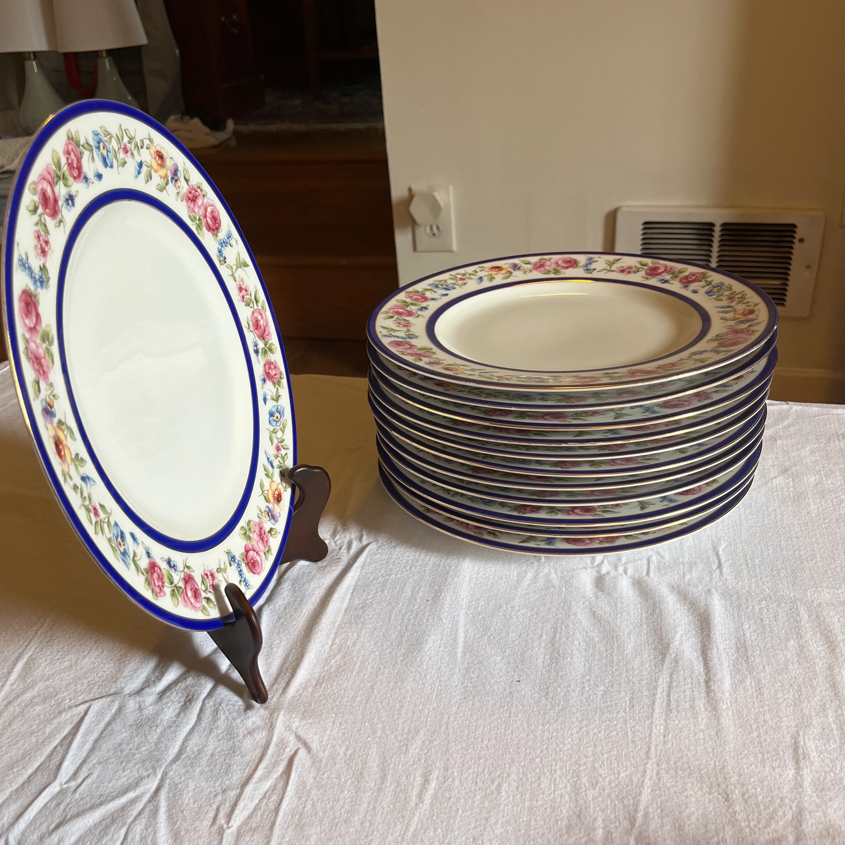 HUTSCHENREUTHER MIDI DINNER PLATE 5枚セット 1950s Hutschenreuther Selb LHS Bavaria Germany Hut908 Dinner