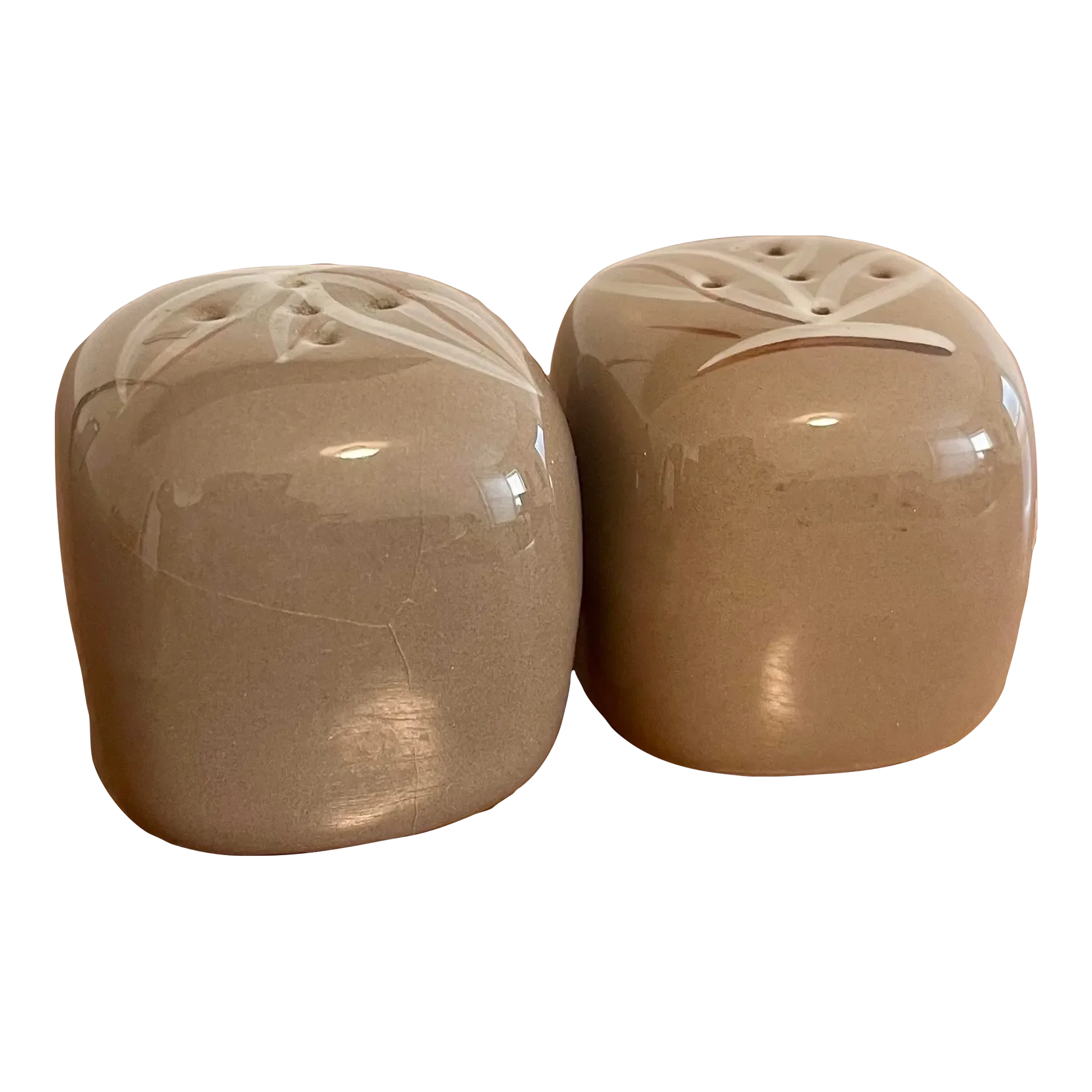 1960s Winnfield Pottery Salt & Pepper Shakers Set of 2 Chairish