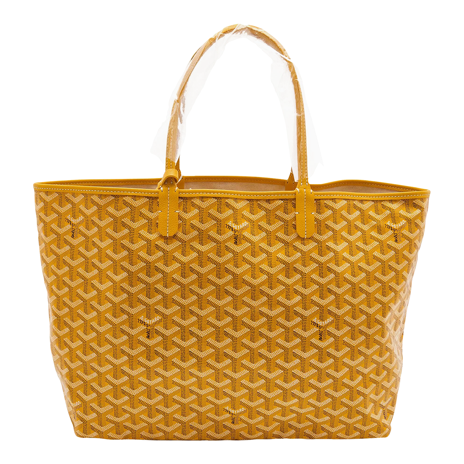 Goyard Mustard Ine Coated Canvas and Leather Saint Louis PM Tote