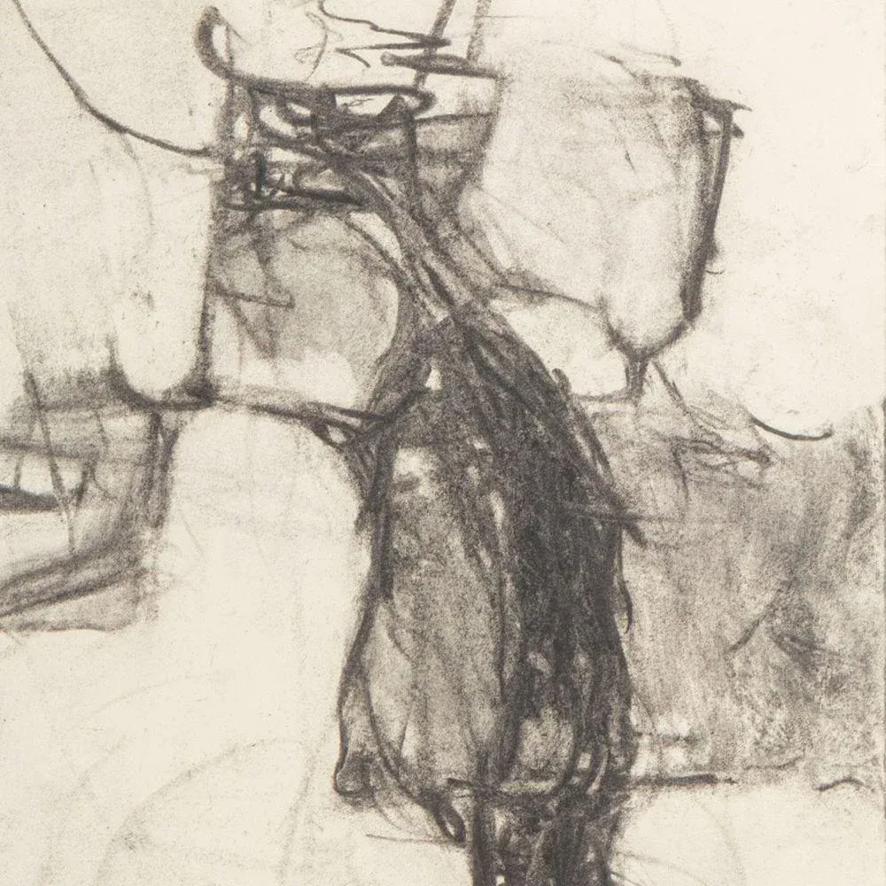 Robert O\'Meara Abstract Composition Charcoals, 2