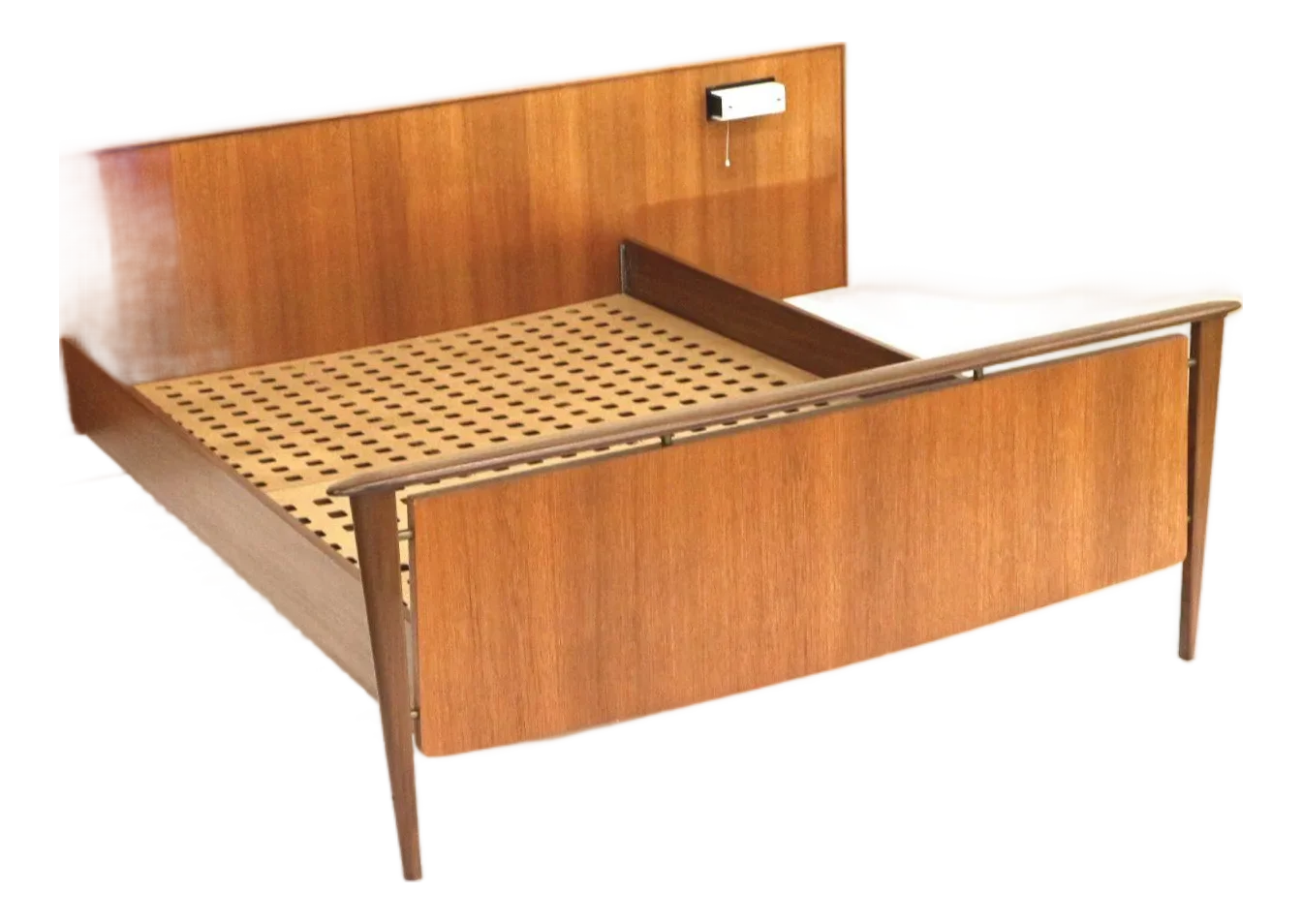 Vintage Bed by Louis Van Teeffelen for Wébé, 1960s