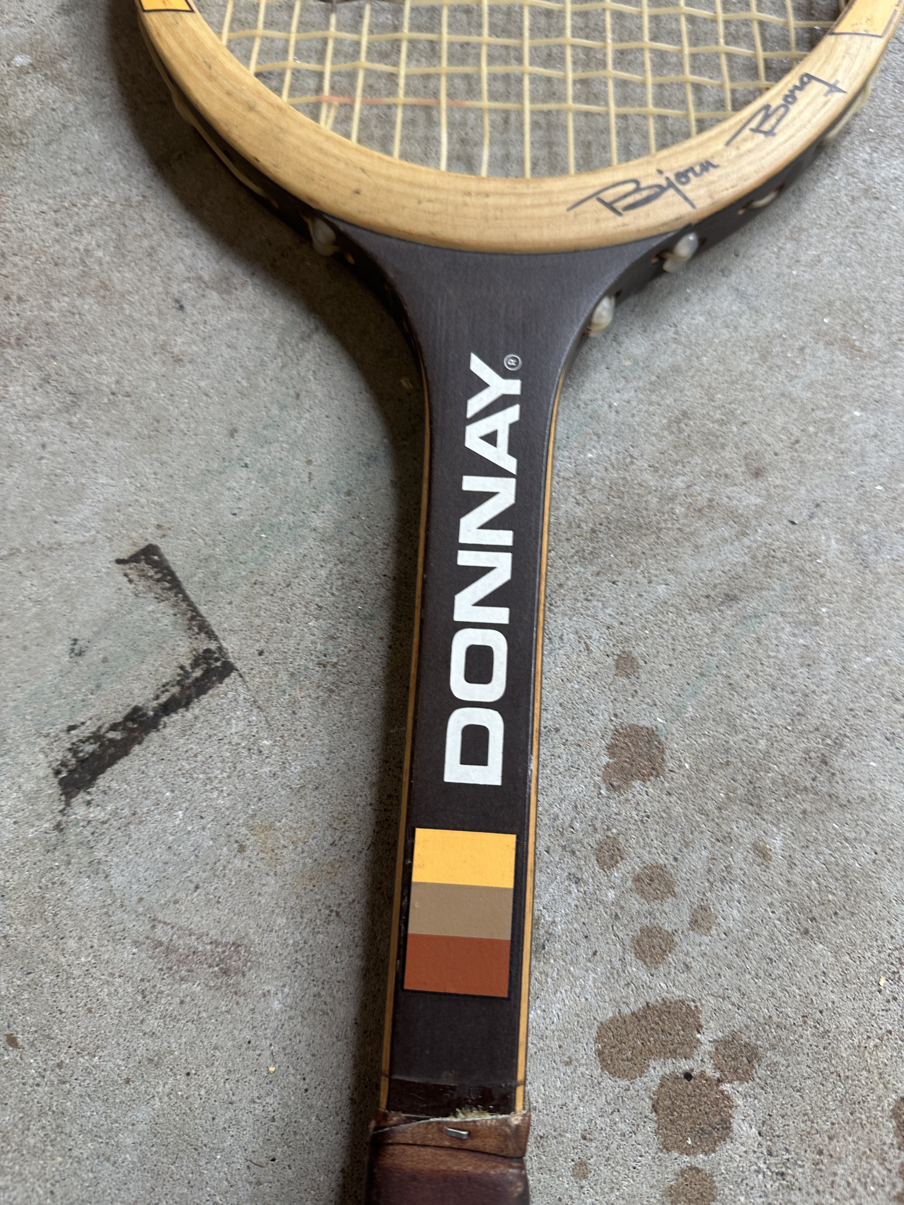 Collection of Vintage Björn Borg Tennis Rackets With Cover and Guard