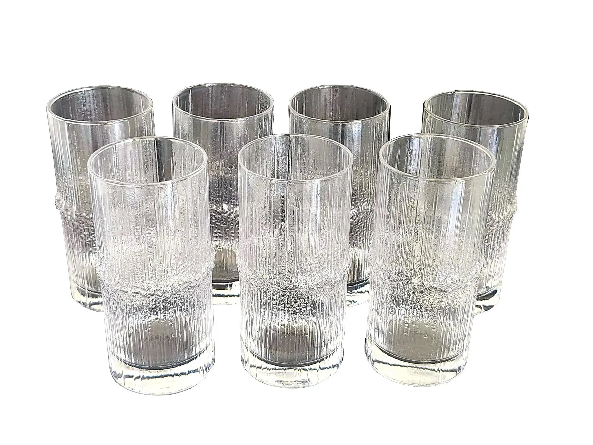 1970s Niva High Ball Glasses by Tapio Wirkkala for Iittala Finland