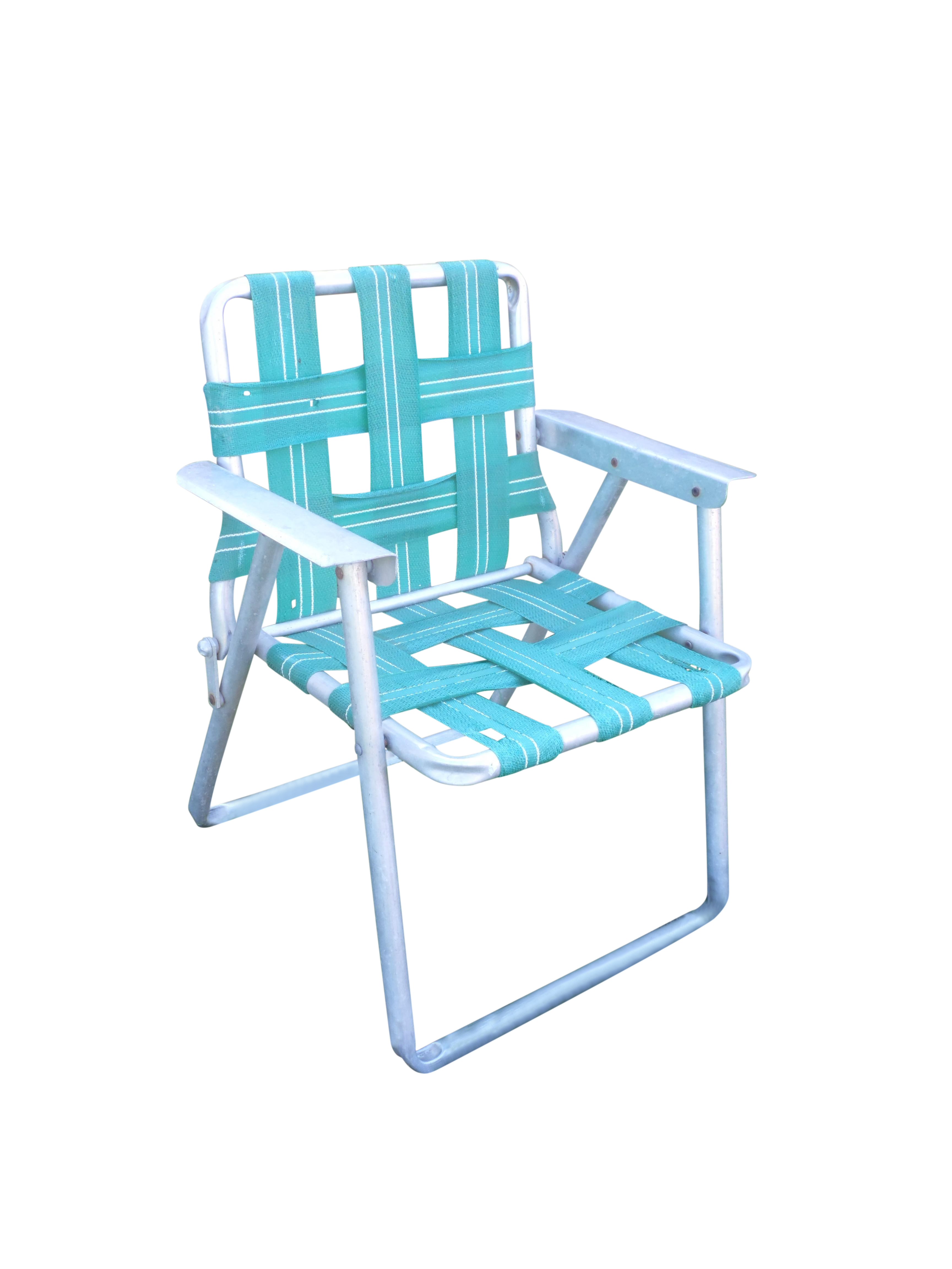 Blue Child's Lawn Chair Chairish