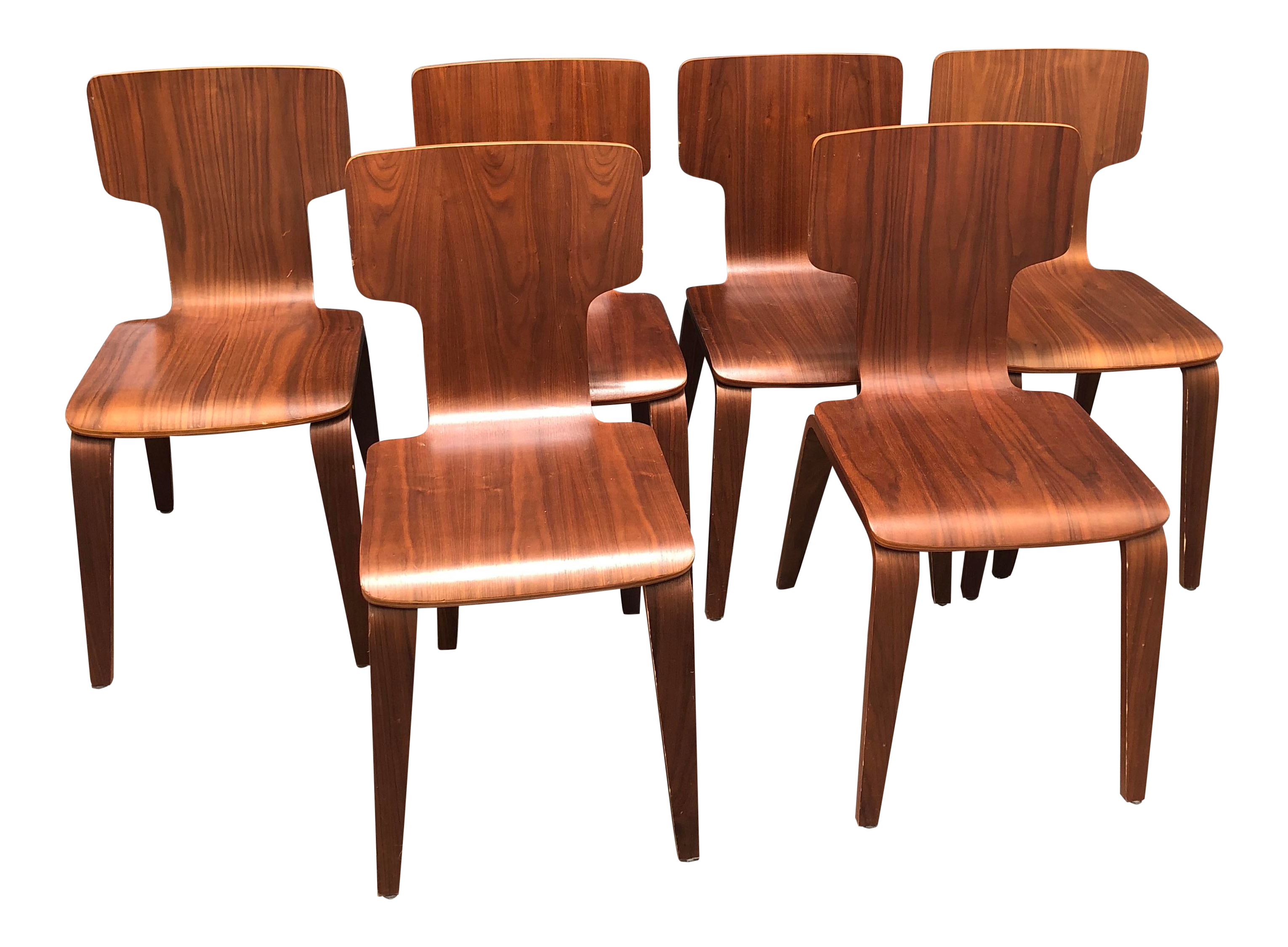 Set Of 6 Mid Century Modern Dining Chairs From West Elm