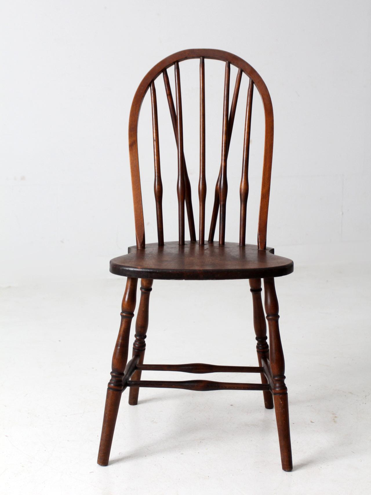家具 Vintage Windsor chair Antique Windsor Arm Chair With Rush Seat - Etsy