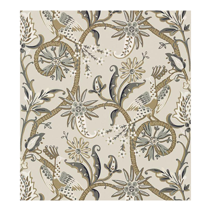 Peacock Garden Wallpaper Sand Chairish