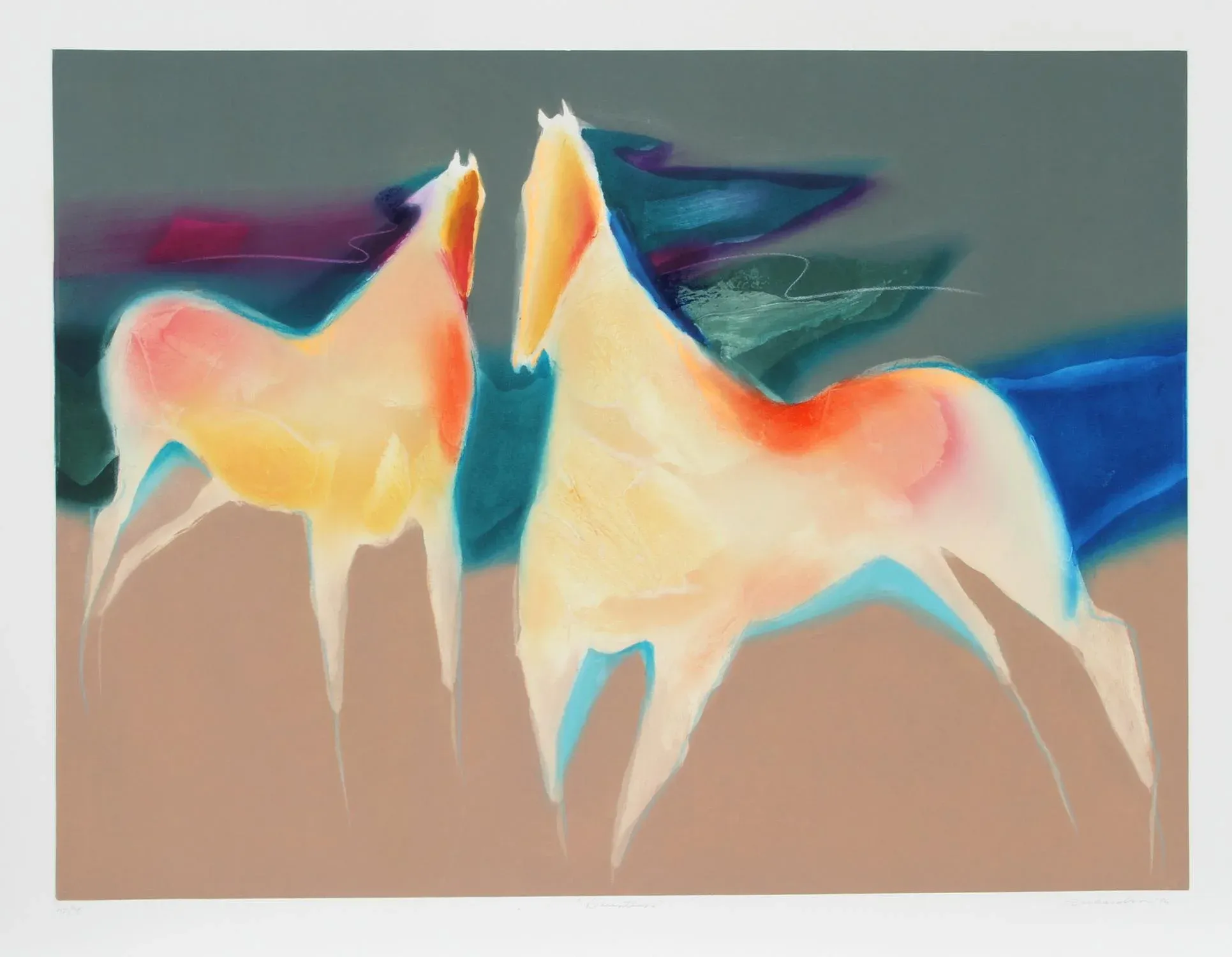 Dauntless, Jean Richardson Aquatint Etching, Signed and Numbered in Pencil