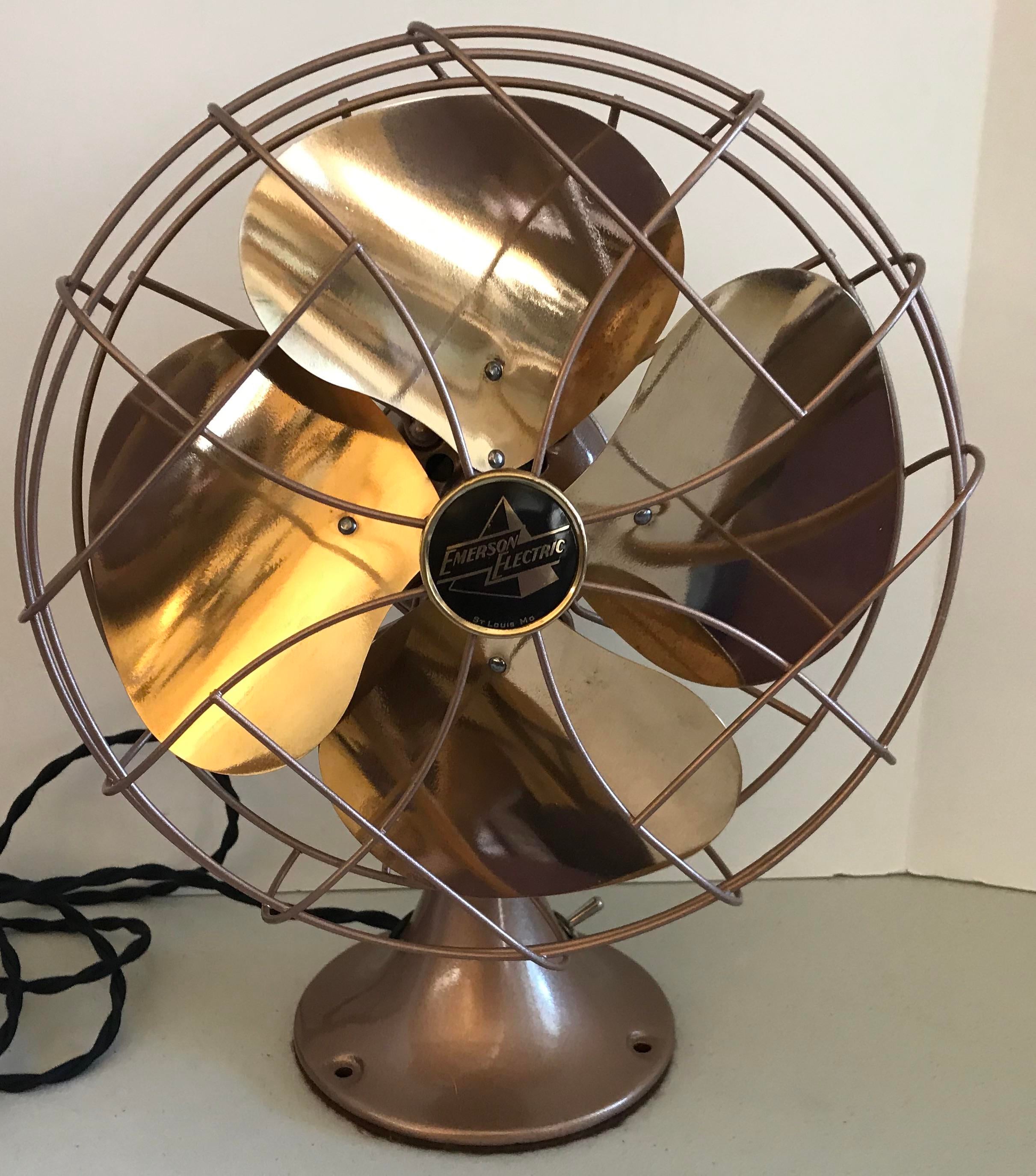 1949 Emerson Golden Jubilee Rose Gold Oscillating Electric