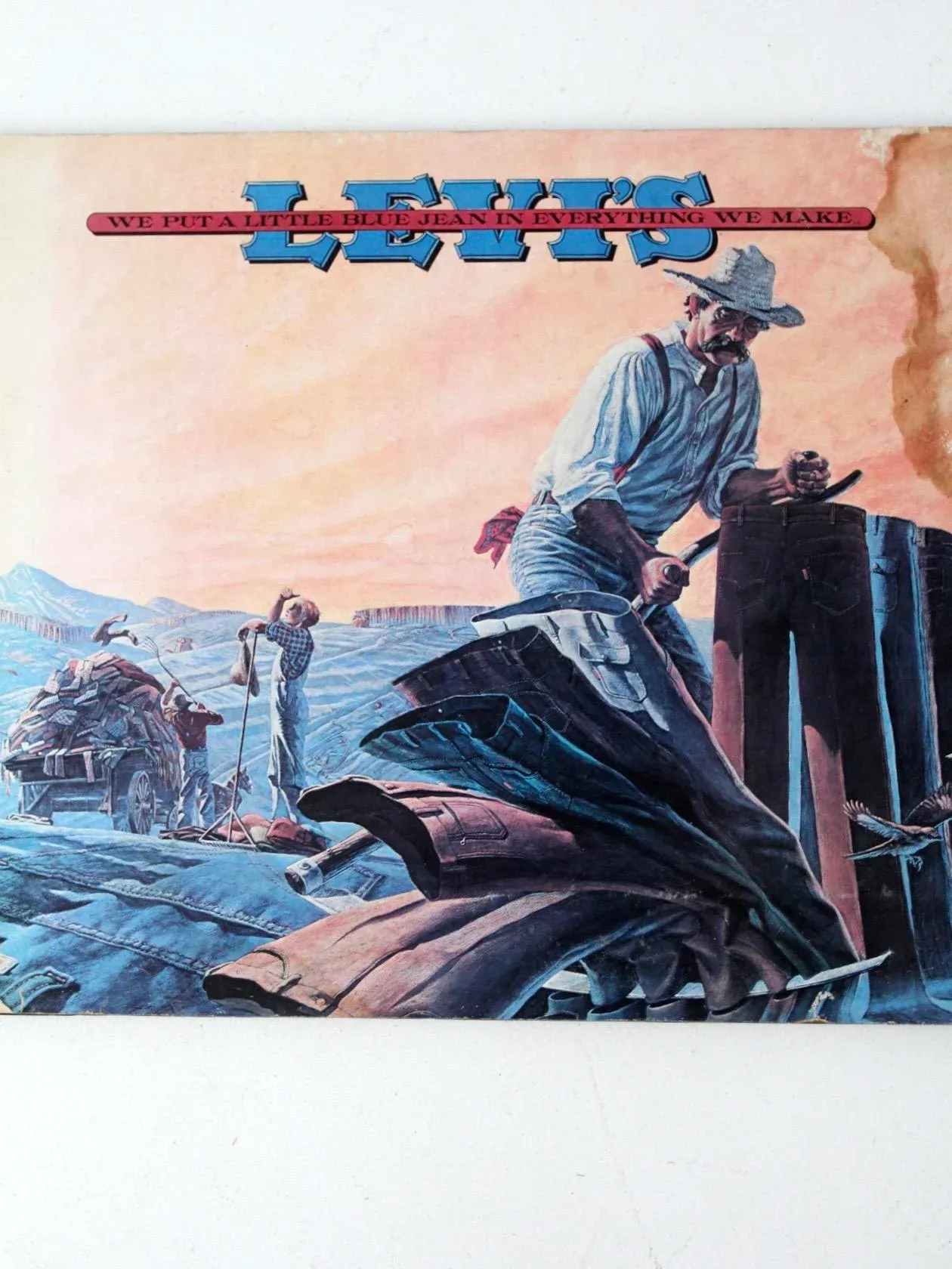 その他 VINTAGE Levi's 70s advertising POSTER Levi Strauss Vintage Advertising Poster 1970s | Levi's Store