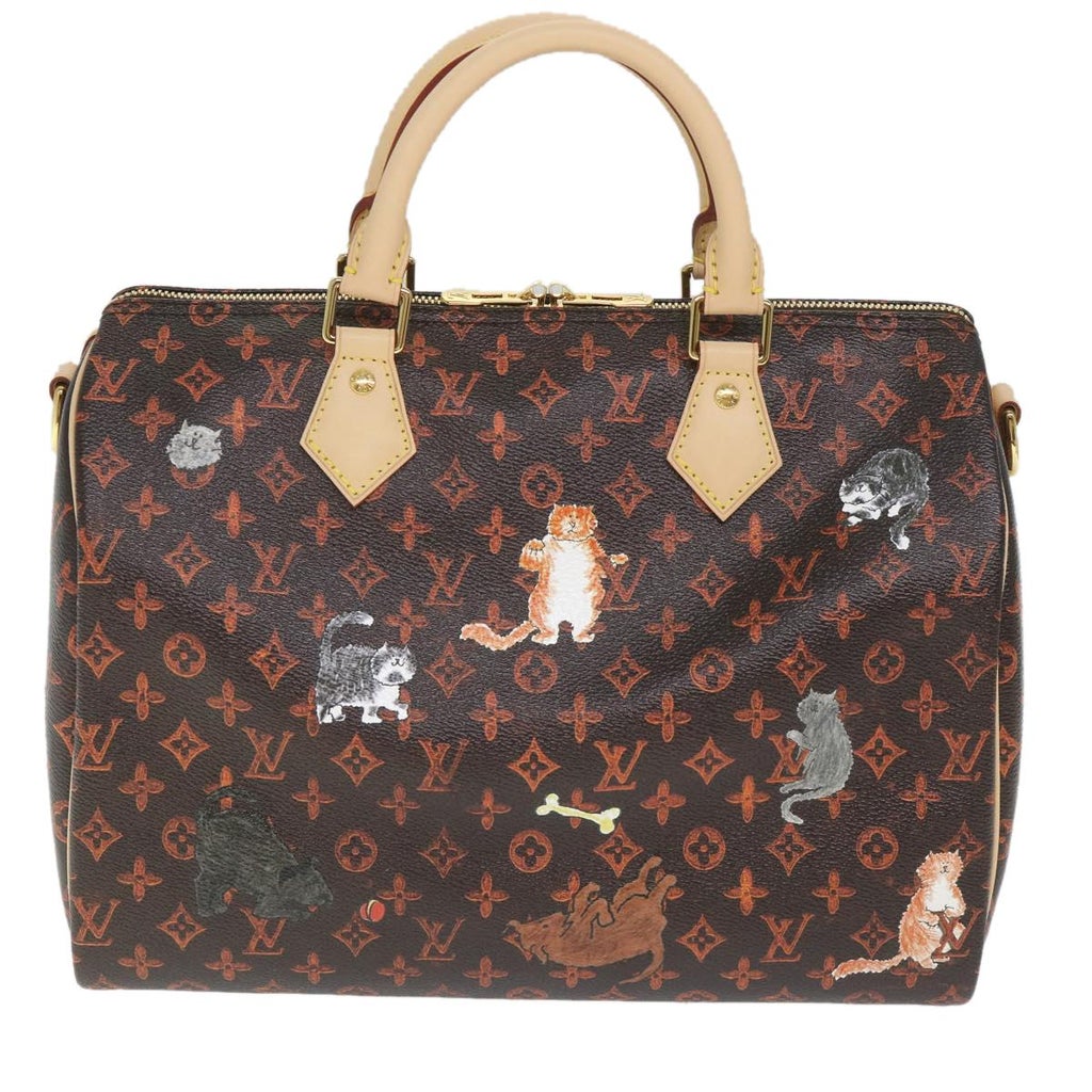 Louis Vuitton Catgram Speedy Bandouliere 30 Hand Bag Brown M44401 