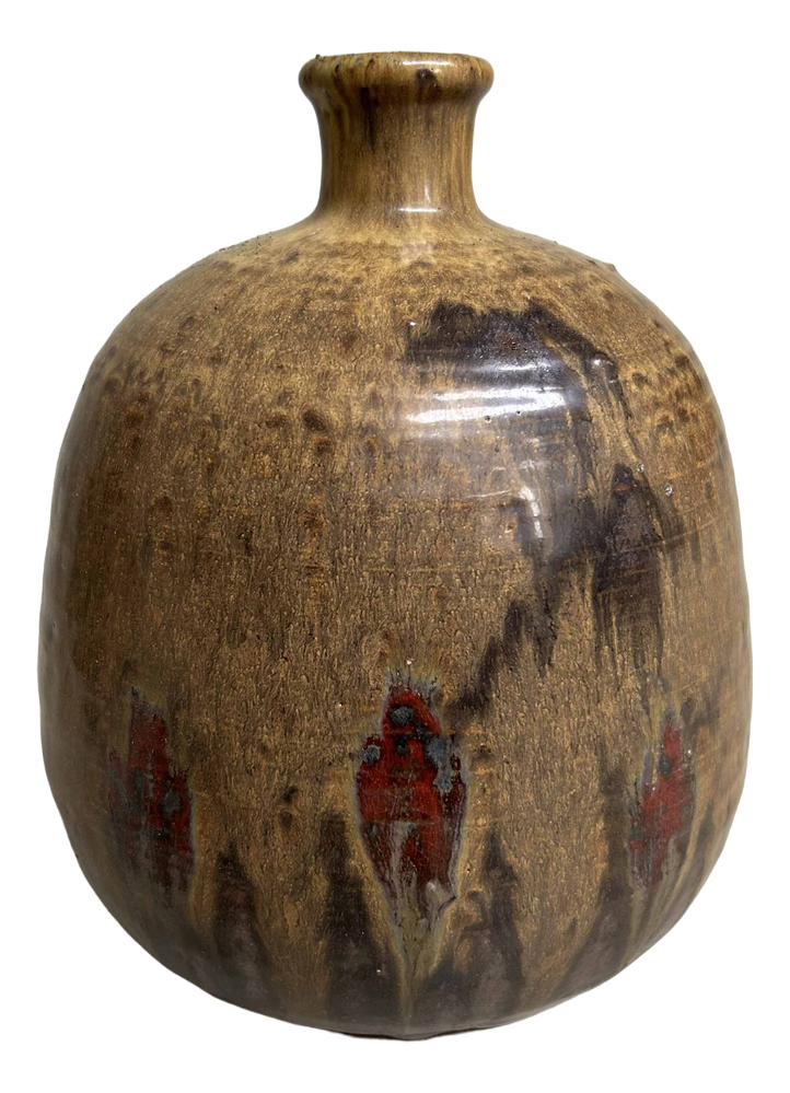 Ceramiche Ronzan イタリア製 ピューマ置物 伏せタイプ Antique Japanese Ogata Kenzan style Kyoto Ware Ceramic