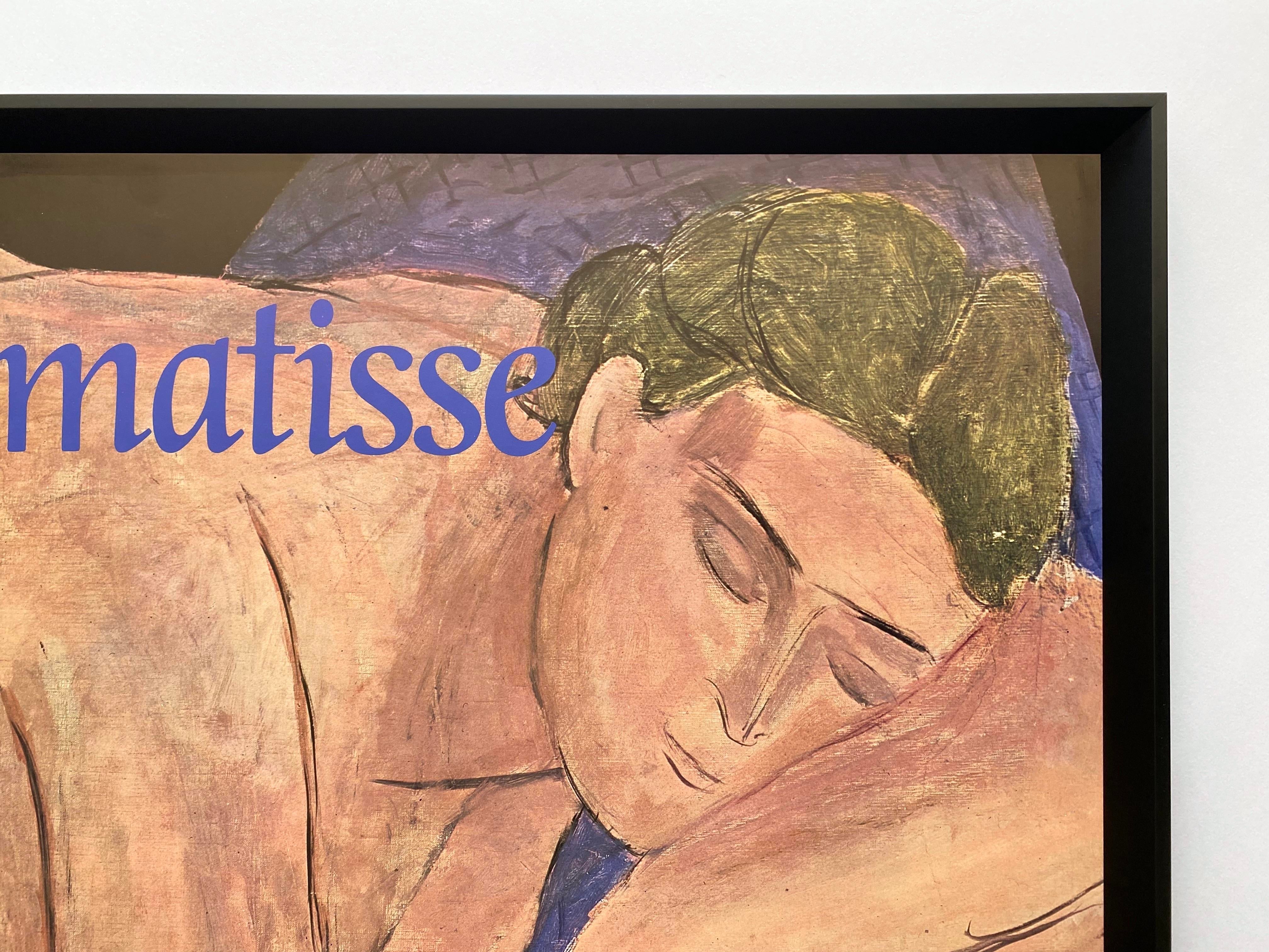 Henri Matisse Vintage 1981 Modernist Lithograph Print Framed Paris