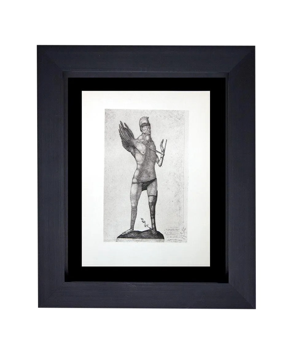 Abstract Paul Klee Lithograph Ltd Edition “The Hero With the Wing