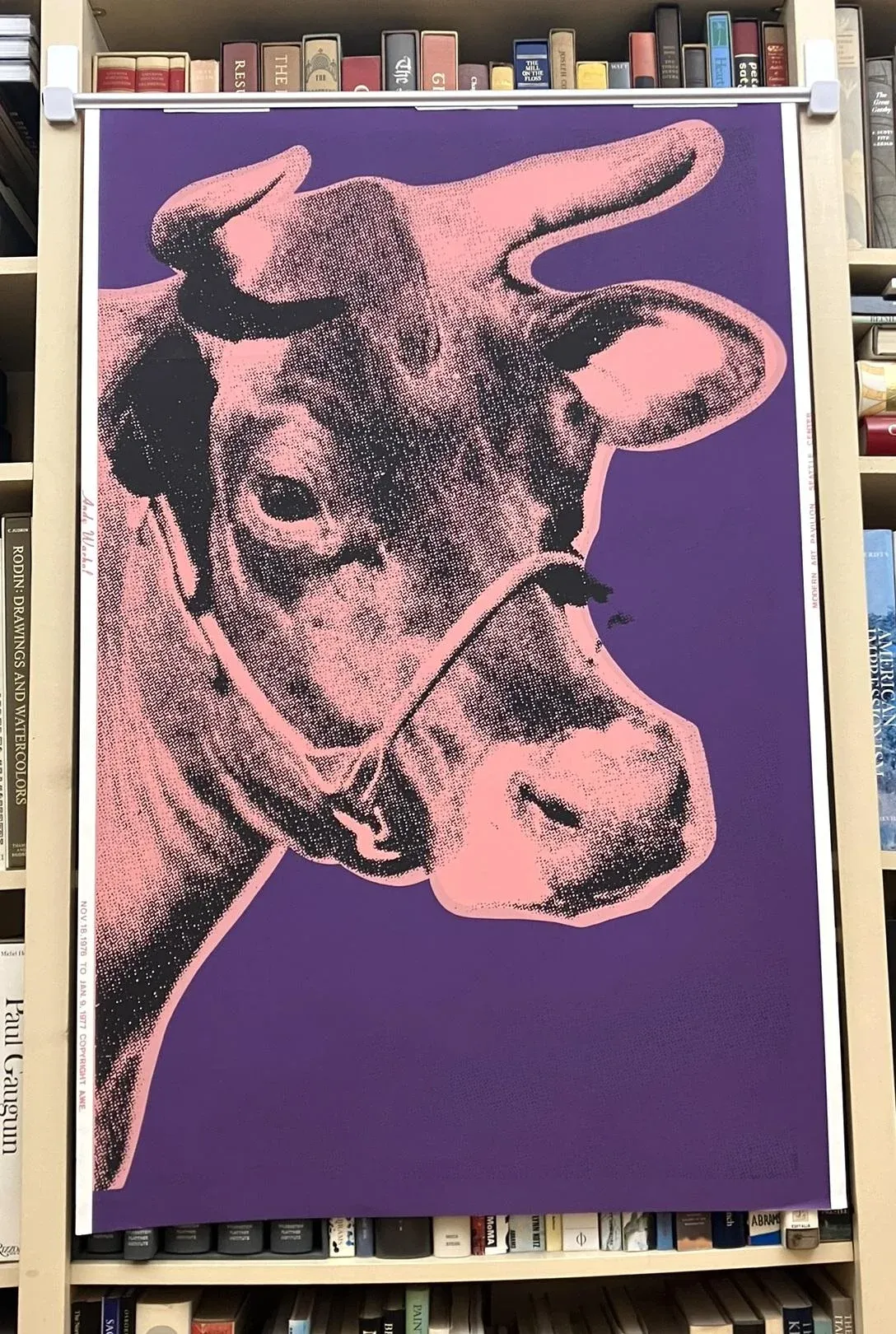 Andy Warhol Cow (Pink and Purple) 1976 Modern Art Pavilion Seattle