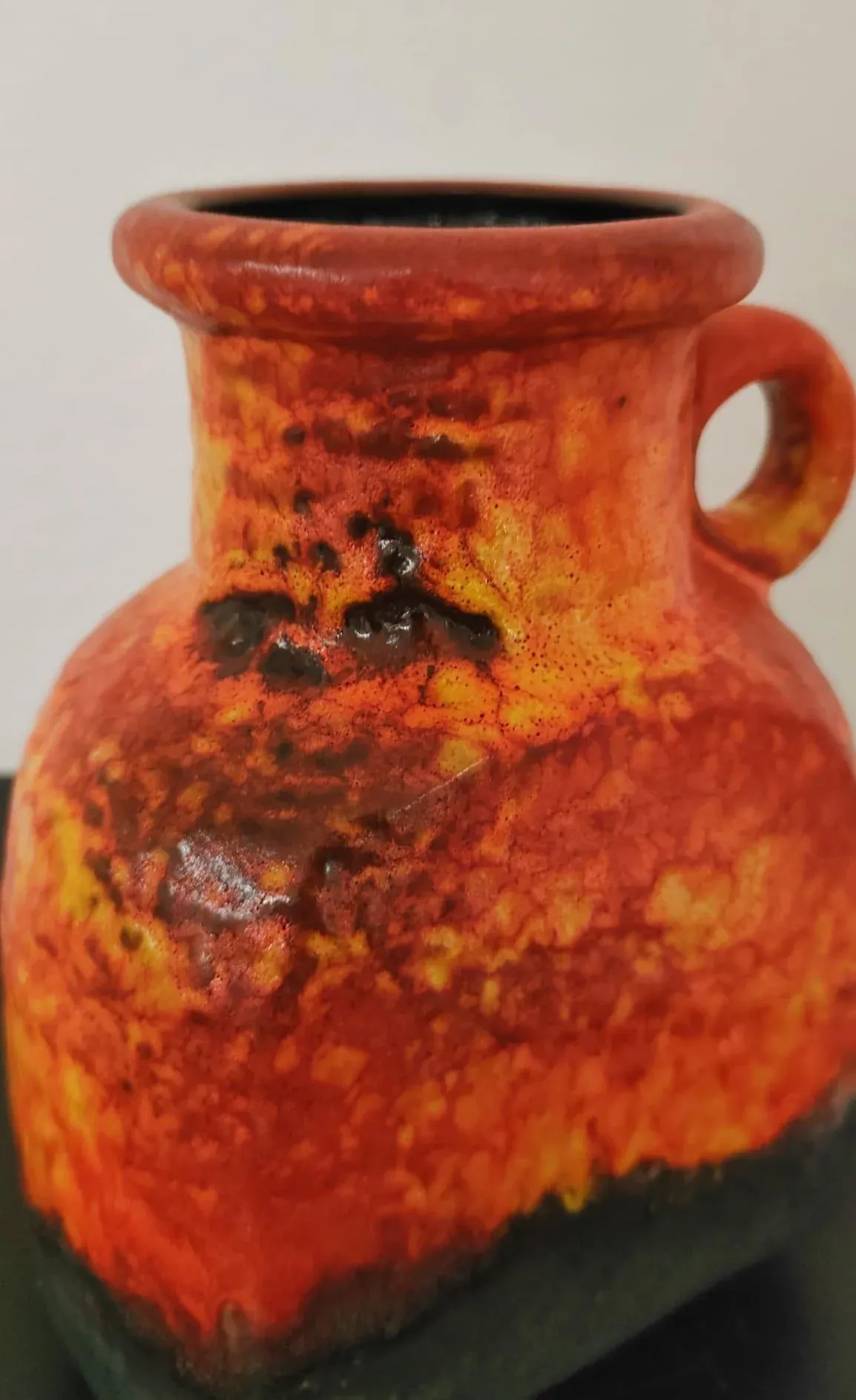 Fat Lava Vase from Carstens Tönnieshof, West Germany | Chairish