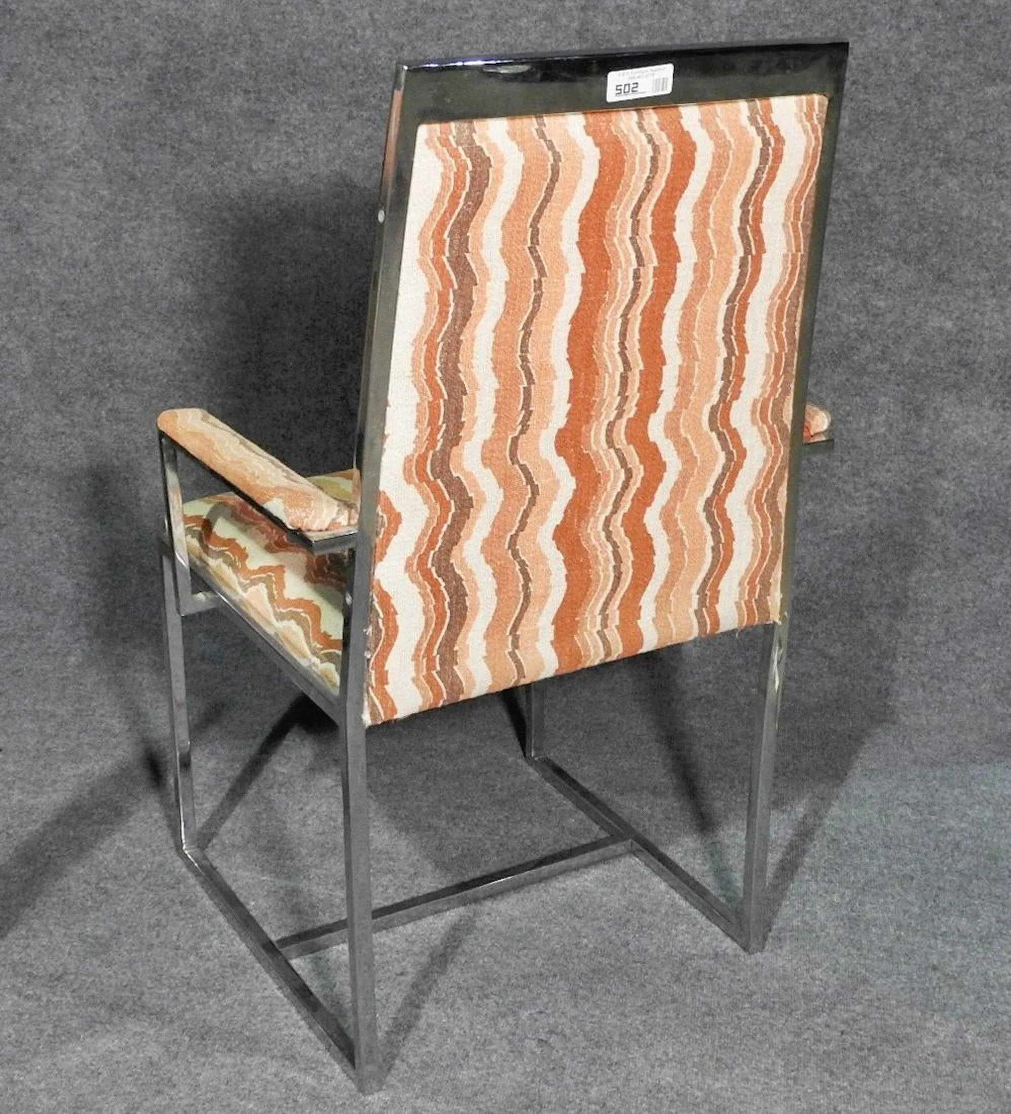 1960s Mid-Century Sleek Dining Chairs - 6 Pieces