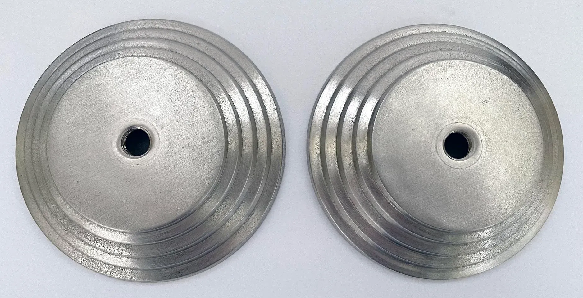 1980s Steel Industrial Candle Holders- a Pair, image size:1877x960