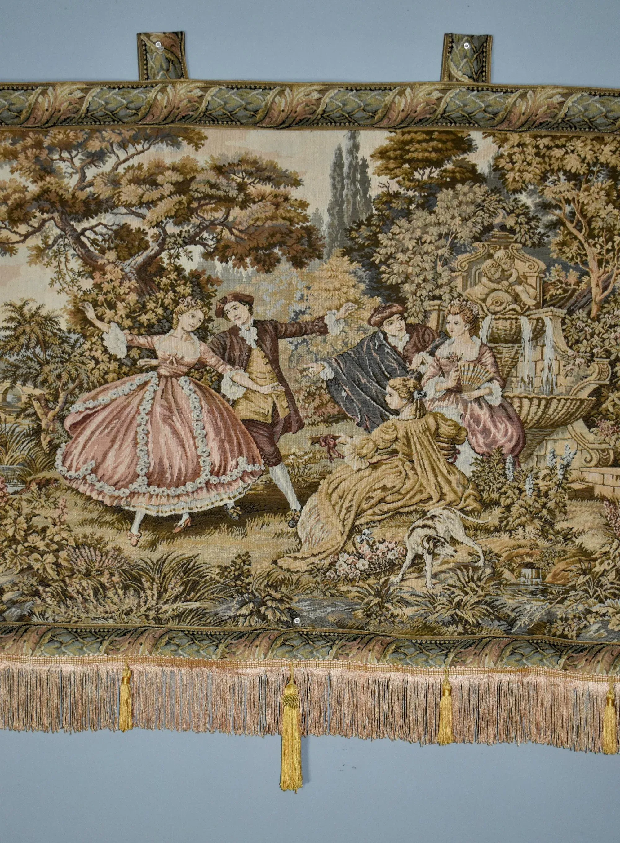 Antique Tapestry Wall Hanging Vintage French Style Tapestry Wall