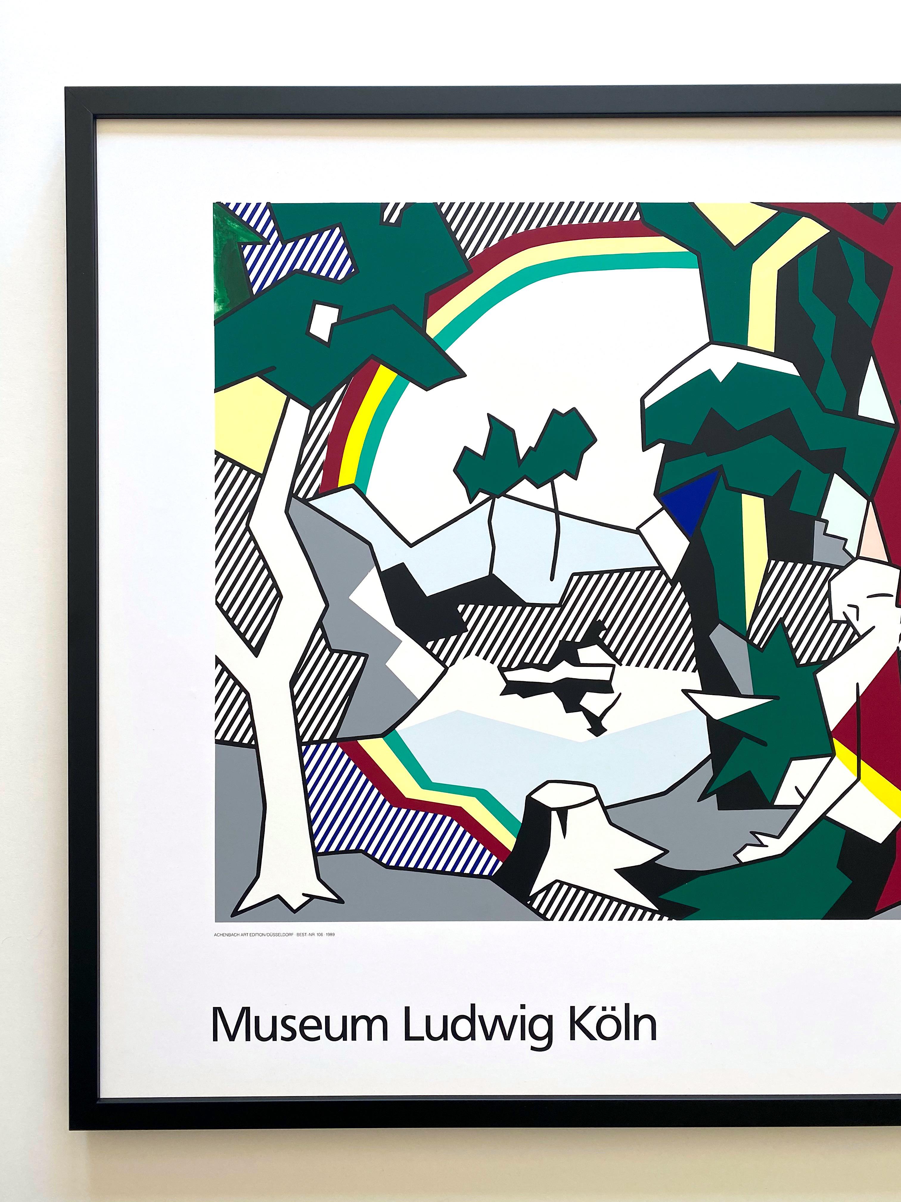 Roy Lichtenstein, Modern Art Poster, 1967, Screen Print