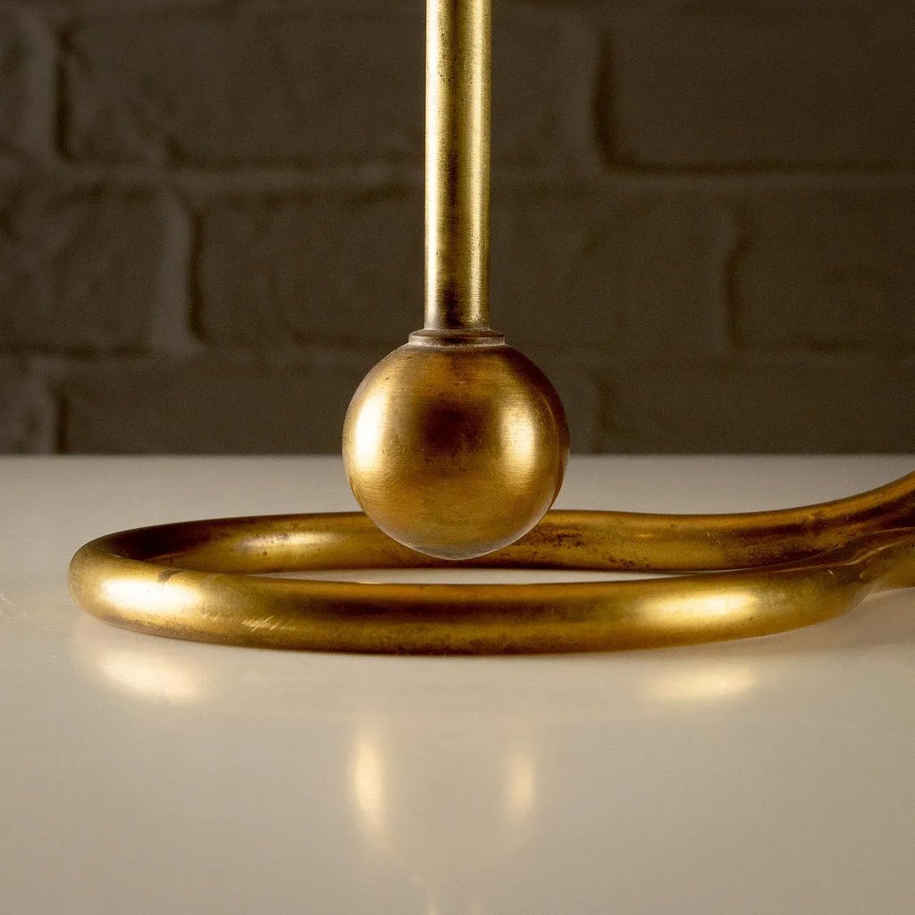 Le Klint 306 Table Lamp in Brass by Kaare Klint, Denmark, 1960s