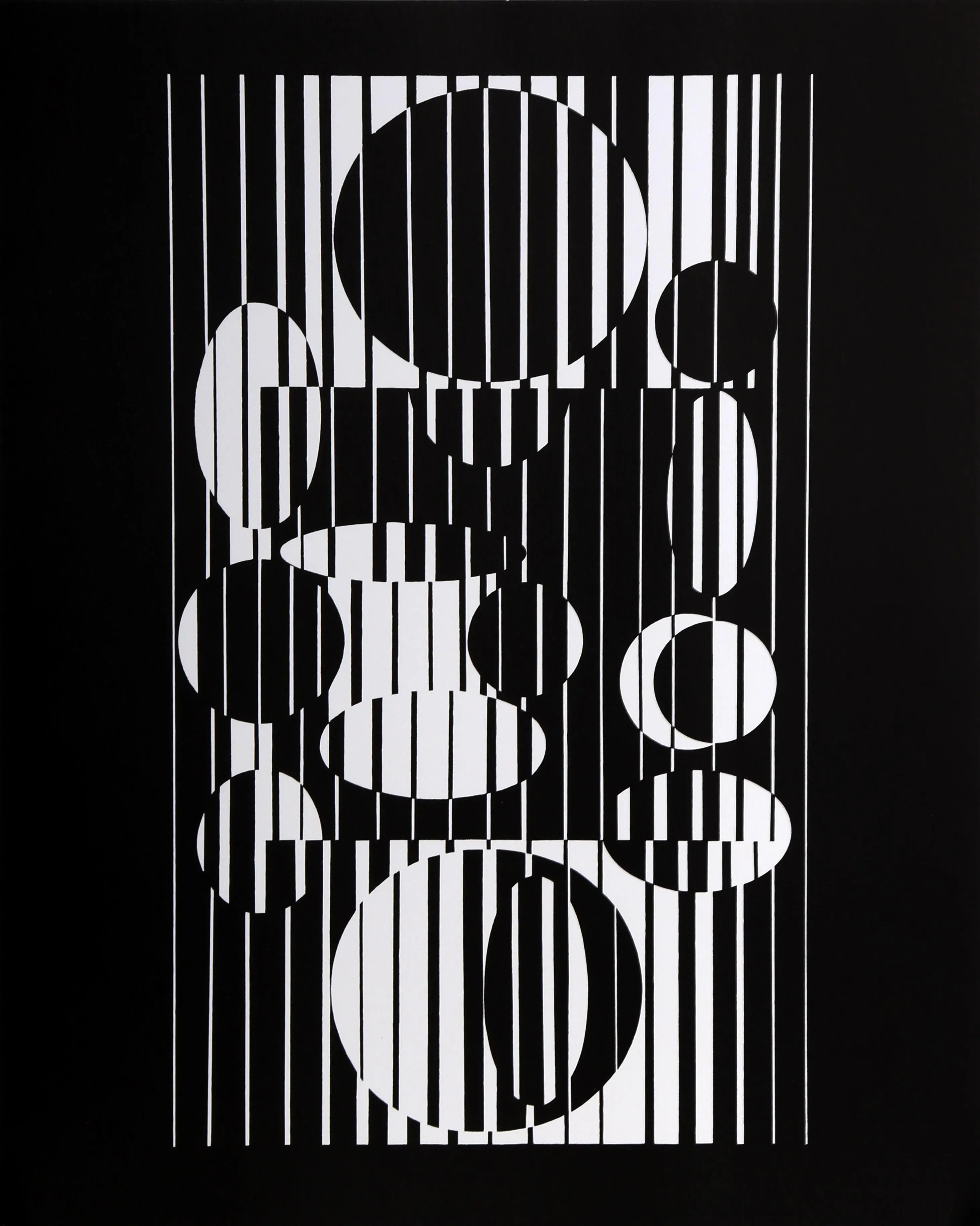 Victor Vasarely, Iaca, Offset Lithograph | Chairish