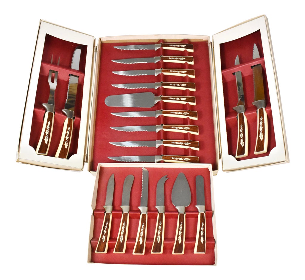 英TRASURE CHEST REGENT SHEFFIELD　カトラリーセット Vintage Sheffield Treasure Chest Assorted Stainless Steel Cutlery