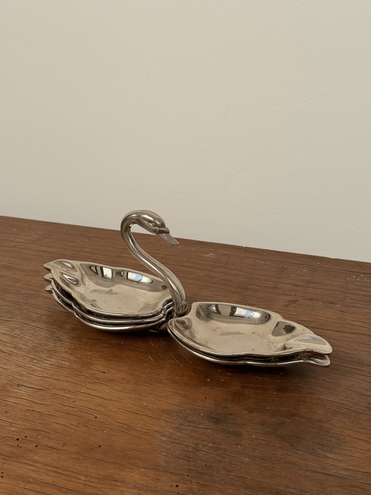 Silver Pipe＆Ashtray チェーン set vintage-silver-plated-
