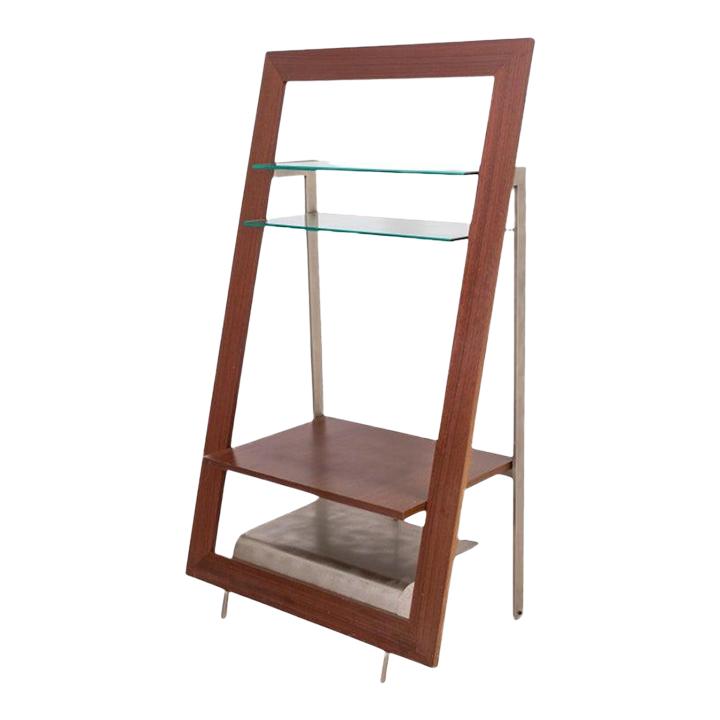 Modern Industrial Ladder Bookshelf / Tv Stand Chairish