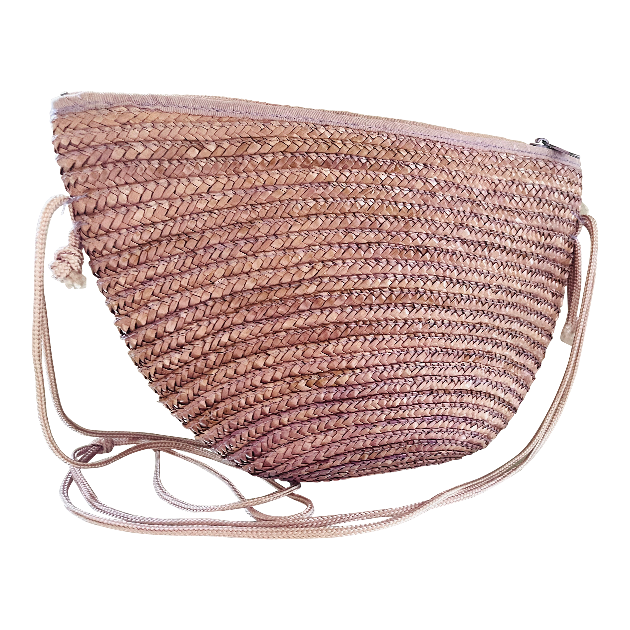 Vintage 1980s Lavender Woven Crossbody Bag Chairish - Main Image