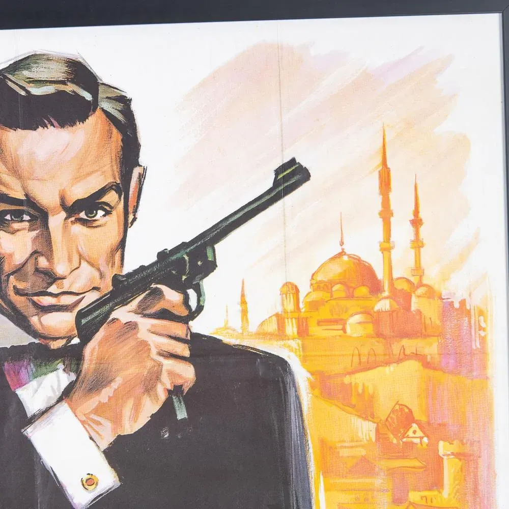 French Re-Release James Bond 007 \'From Russia With Love\' Poster, 1970s