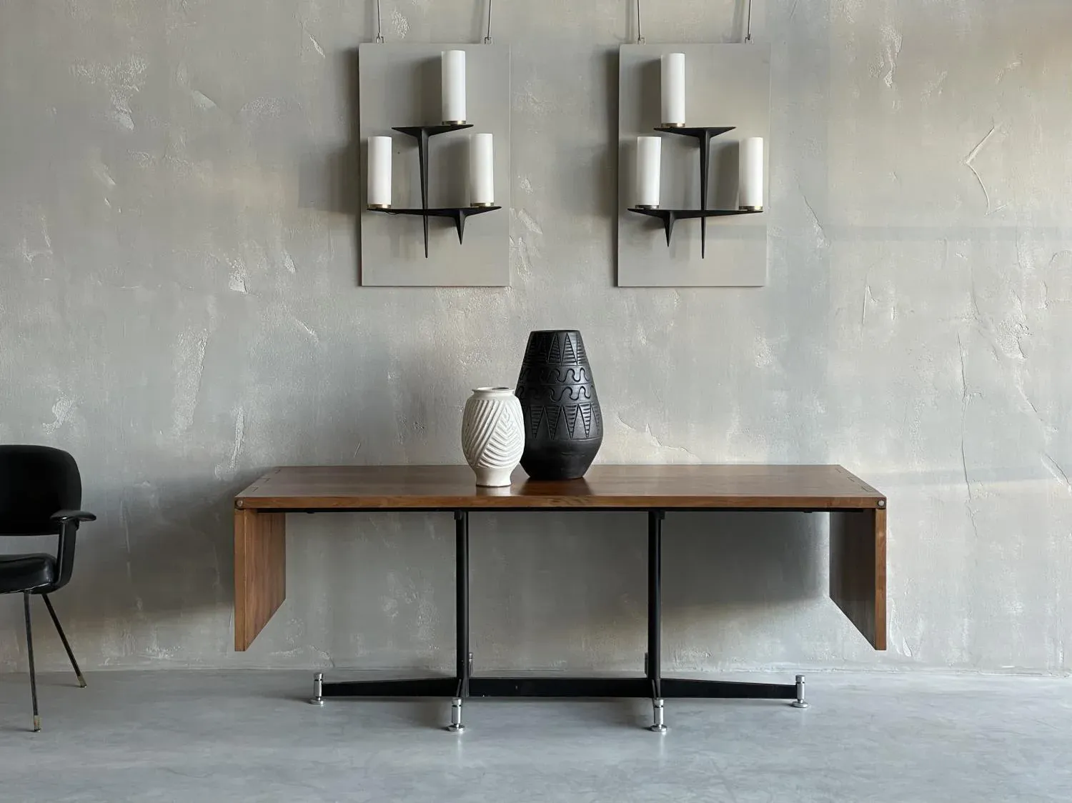 Opaline Glass Wall Lights from Maison Arlus, Set of 2