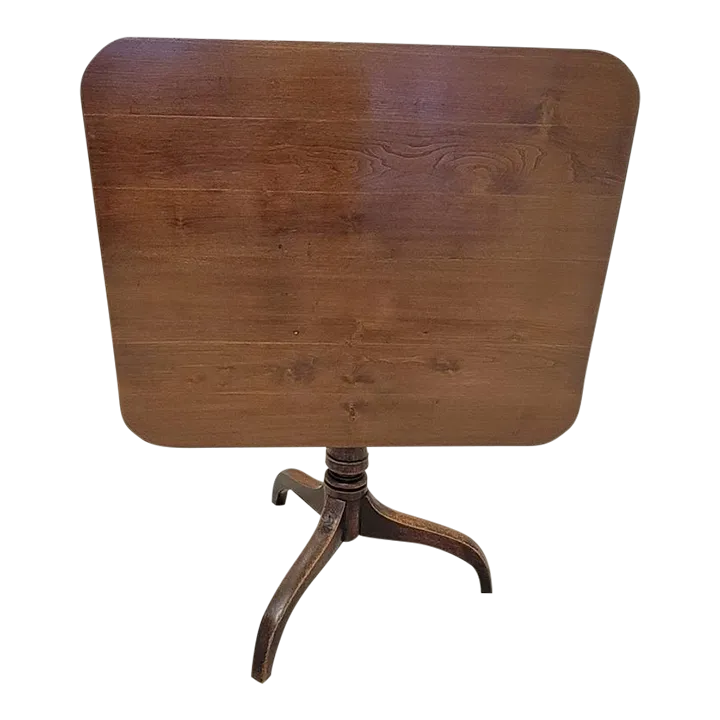 18th 19th C Walnut Square Rectangle Tilt Top Table Chairish