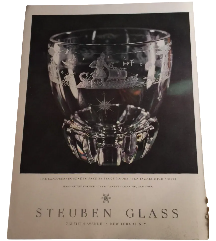 1948 Steuben Glass Ad Chairish