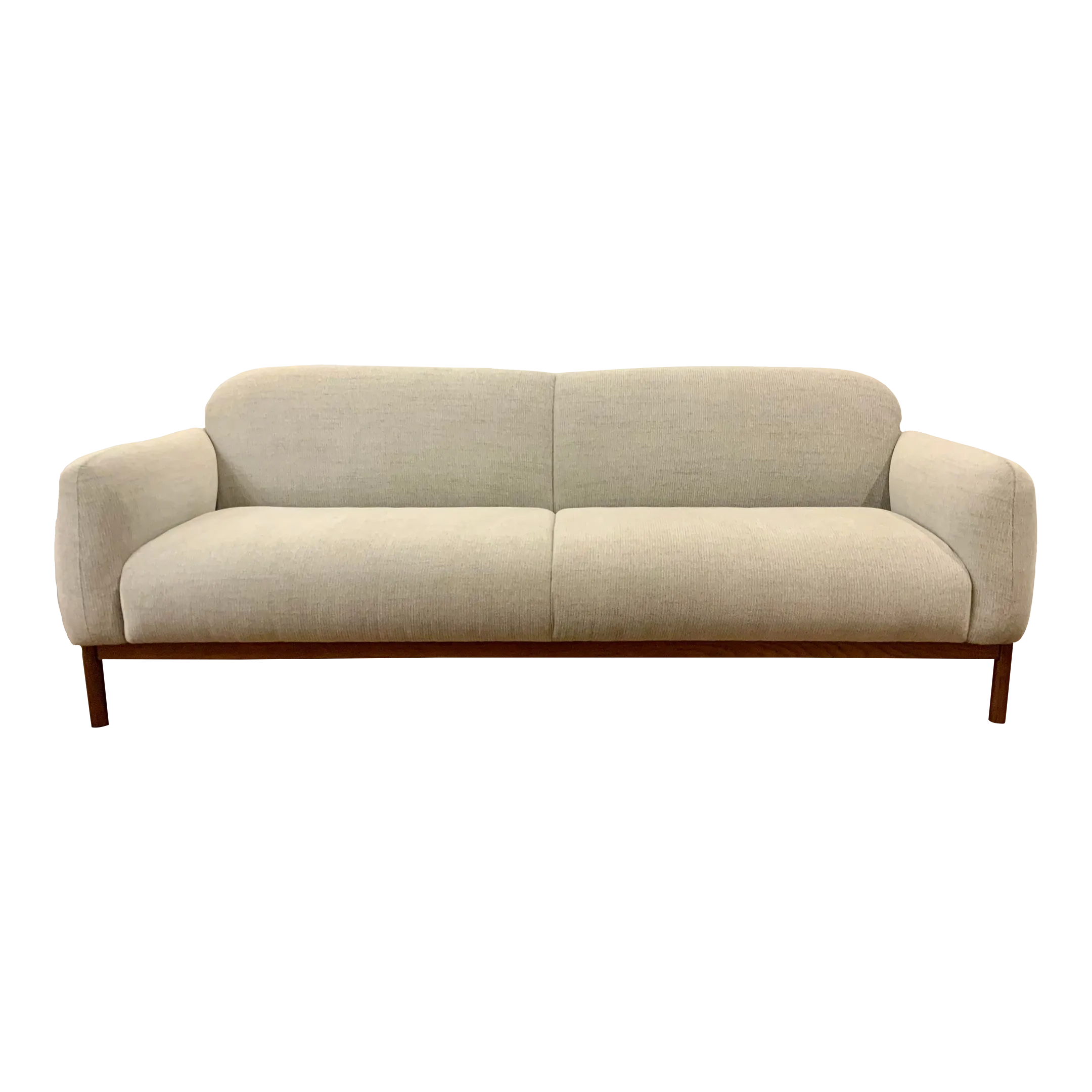 Modern Gray Fabric Sofa Chairish