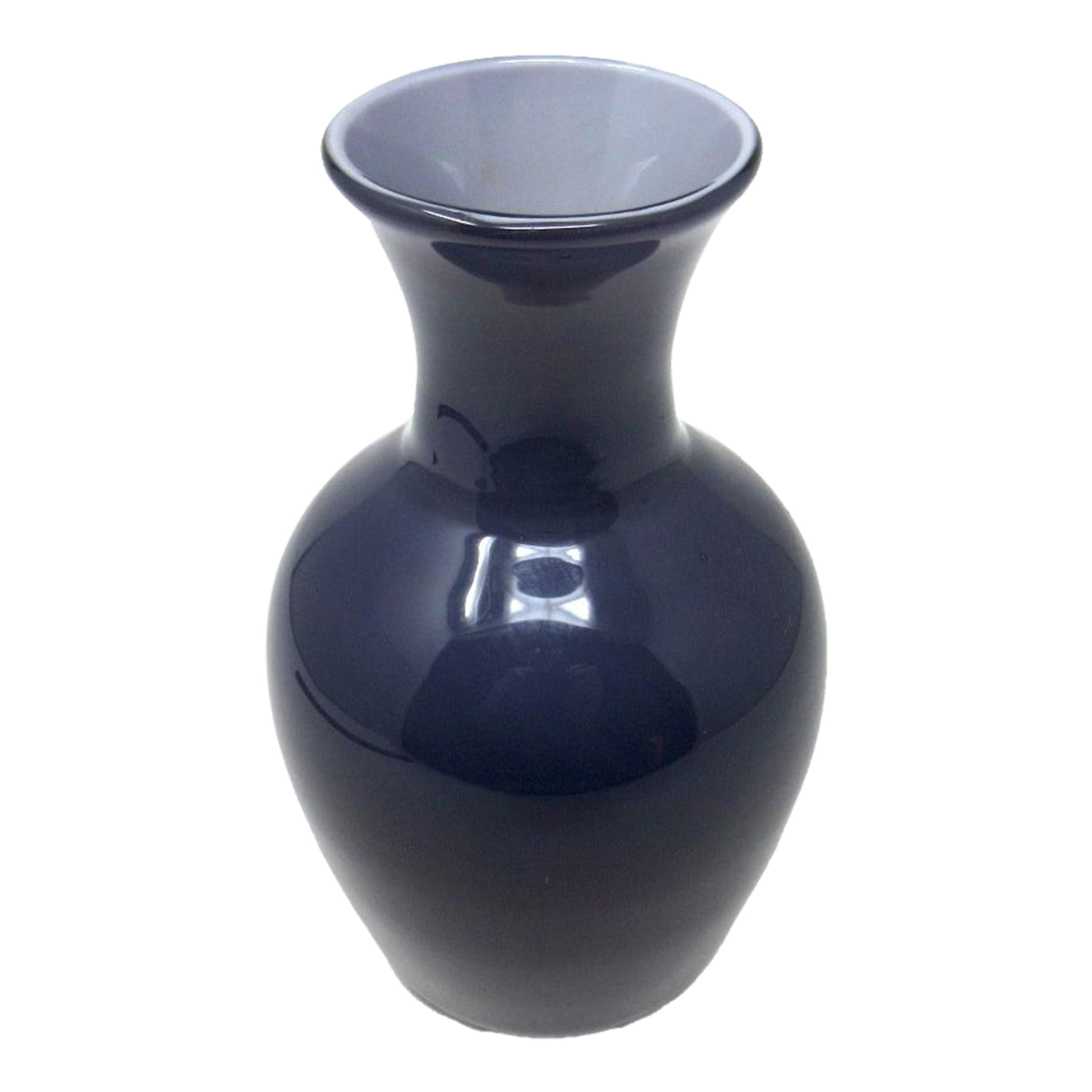 Vintage Mikasa Vintage Mikasa Purple and Opalescent Glass Vase 1980s