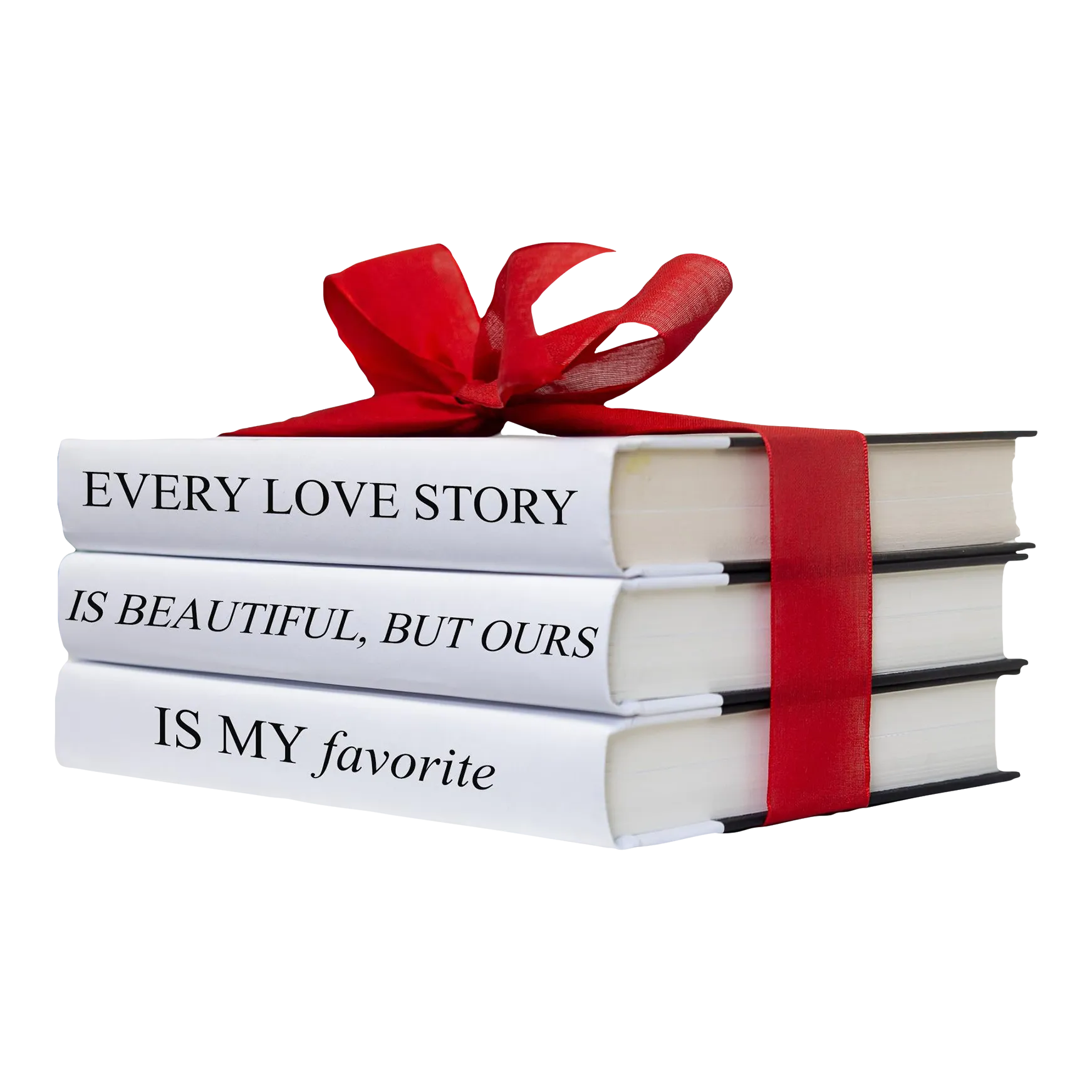 Decorative Books - Quote Book Stack - \