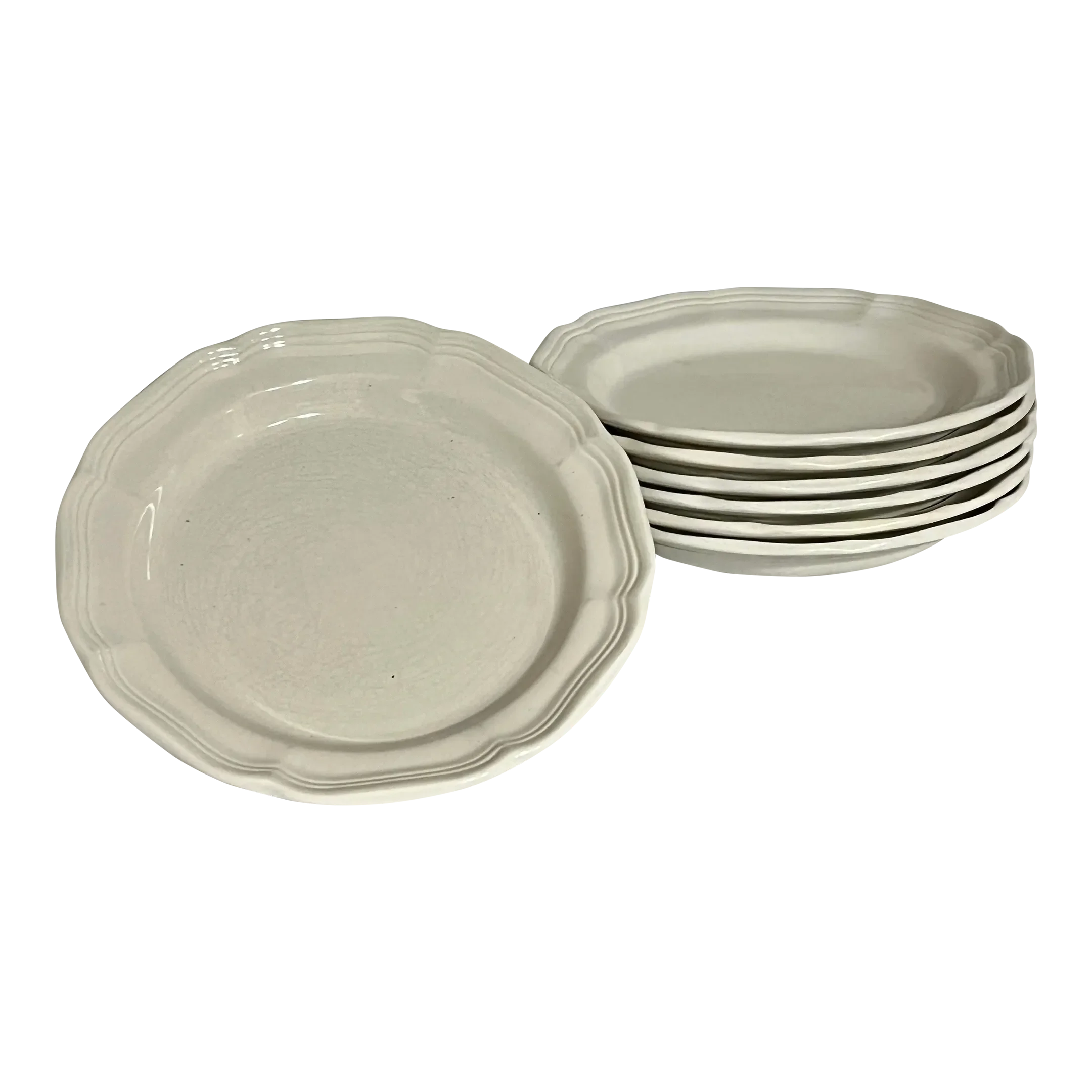 Mikasa French Countryside White Ironstone Salad Plate Chairish - Main Image